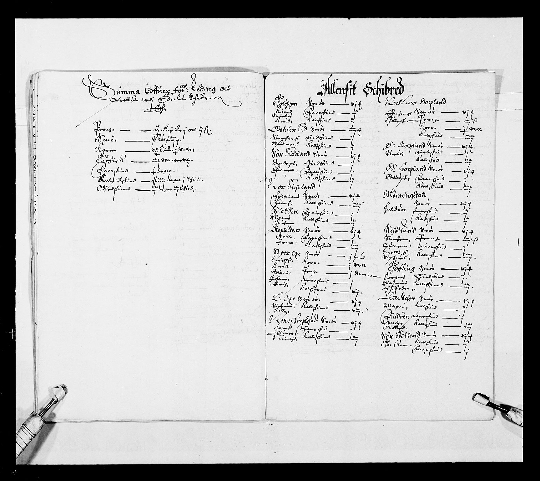 Stattholderembetet 1572-1771, RA/EA-2870/Ek/L0025/0001: Jordebøker 1633-1658: / Jordebøker for Bergenhus len, 1645-1646, s. 85