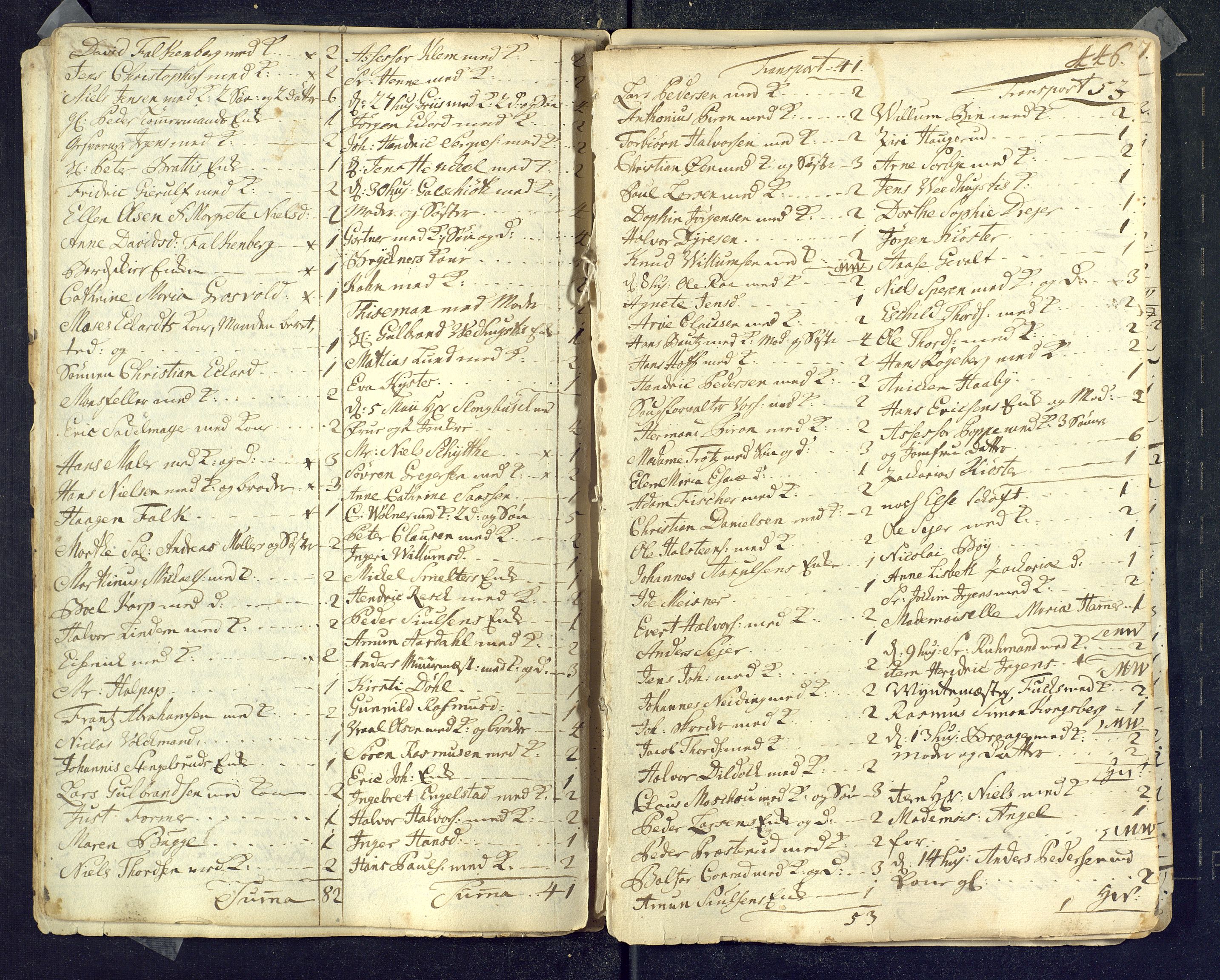 Kongsberg kirkebøker, SAKO/A-22/M/Ma/L0001: Kommunikantprotokoll nr. 1, 1731-1739, s. 446