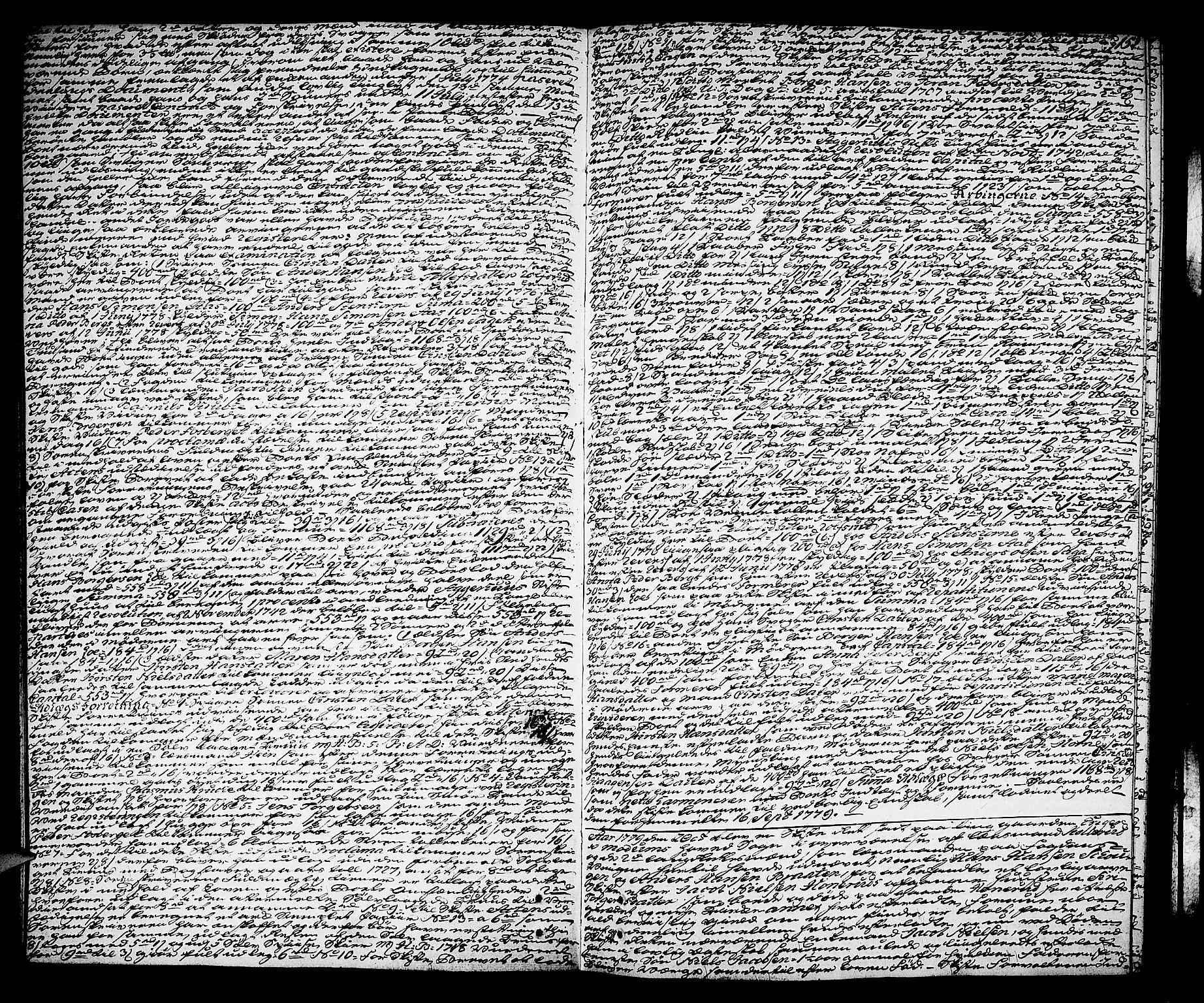 Eiker, Modum og Sigdal sorenskriveri, SAKO/A-123/H/Hb/Hba/L0016a: Skifteprotokoll, 1777-1782, s. 151b-152a