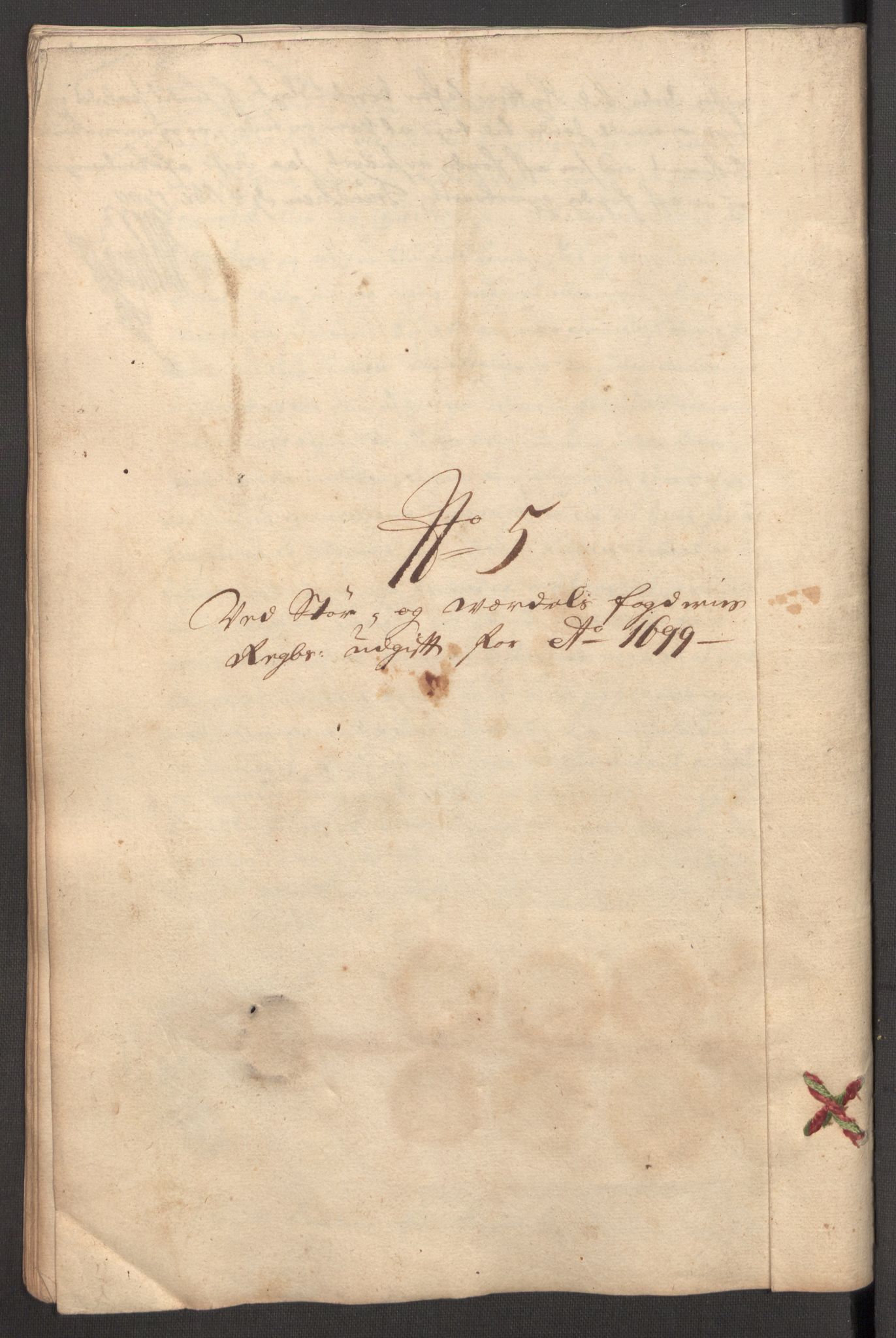 Rentekammeret inntil 1814, Reviderte regnskaper, Fogderegnskap, AV/RA-EA-4092/R62/L4191: Fogderegnskap Stjørdal og Verdal, 1699, s. 271