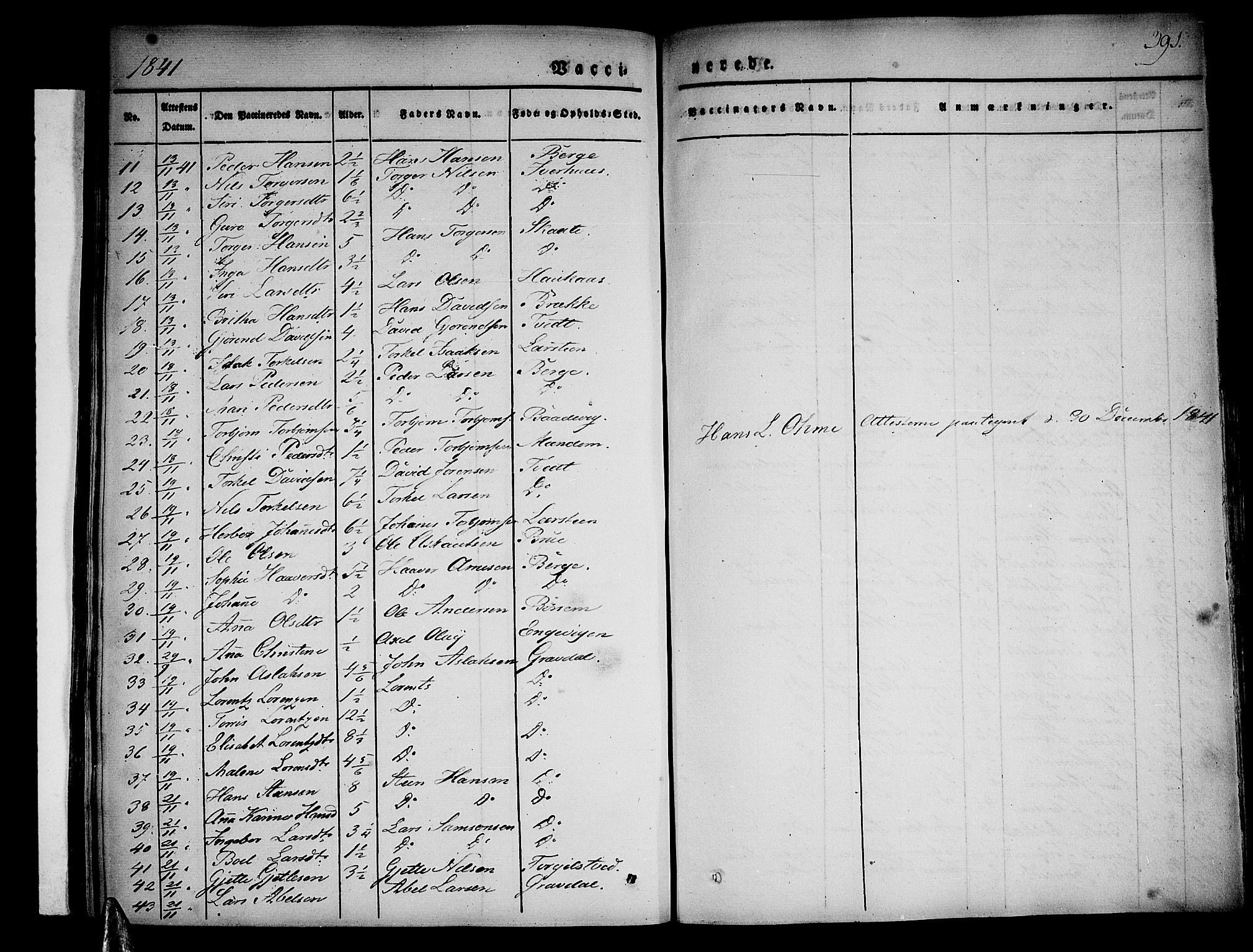 Strandebarm sokneprestembete, AV/SAB-A-78401/H/Haa: Ministerialbok nr. A 6, 1826-1843, s. 391