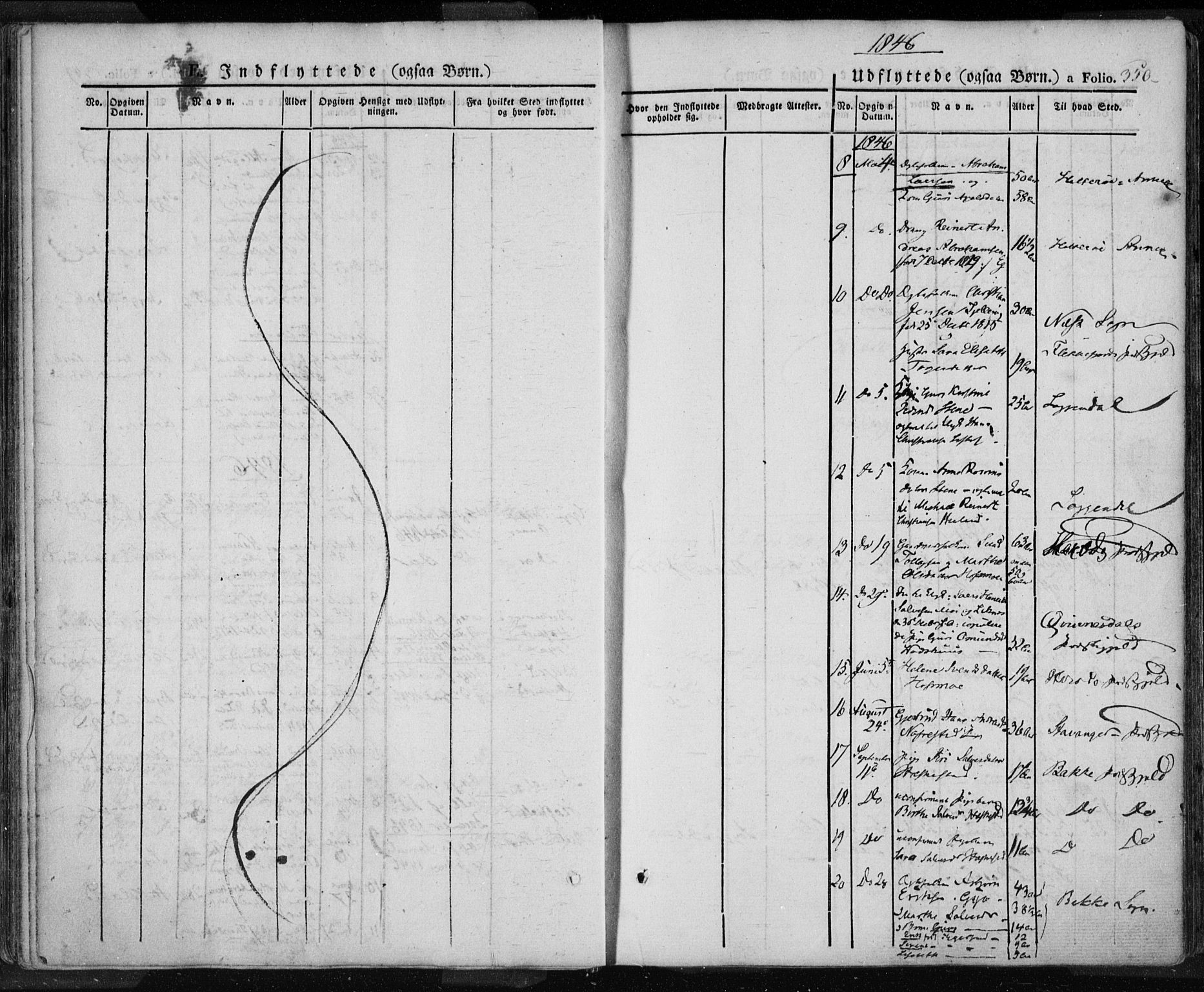 Lund sokneprestkontor, SAST/A-101809/S06/L0008: Ministerialbok nr. A 7.2, 1833-1854, s. 350