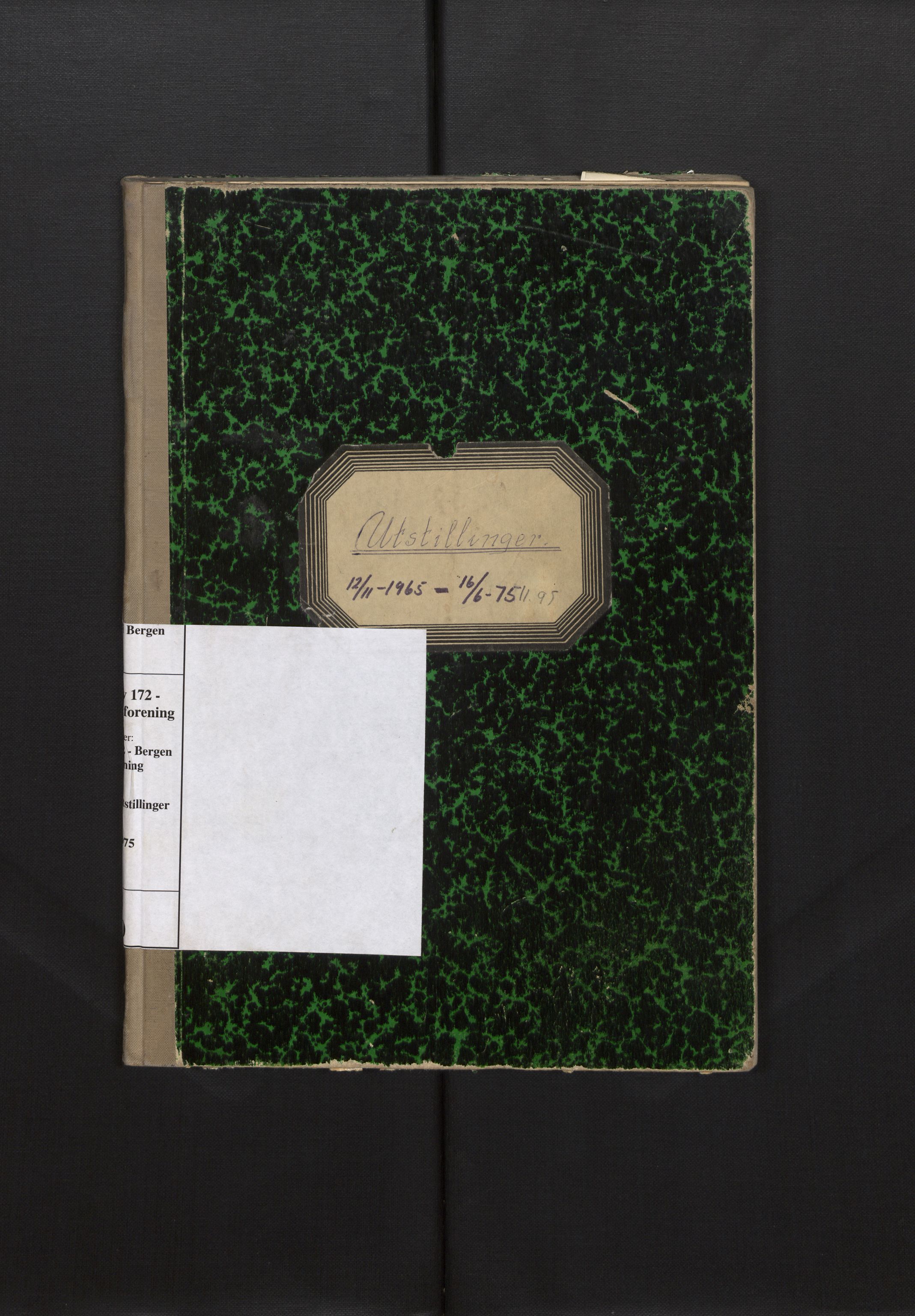 Bergen kunstforening, AV/SAB-SAB/PA-0172/F/Fb/L0010: Utstillinger, 1965-1975