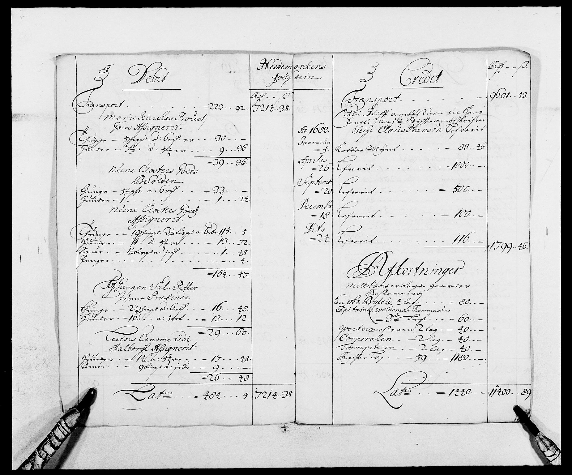 Rentekammeret inntil 1814, Reviderte regnskaper, Fogderegnskap, AV/RA-EA-4092/R16/L1024: Fogderegnskap Hedmark, 1683, s. 4