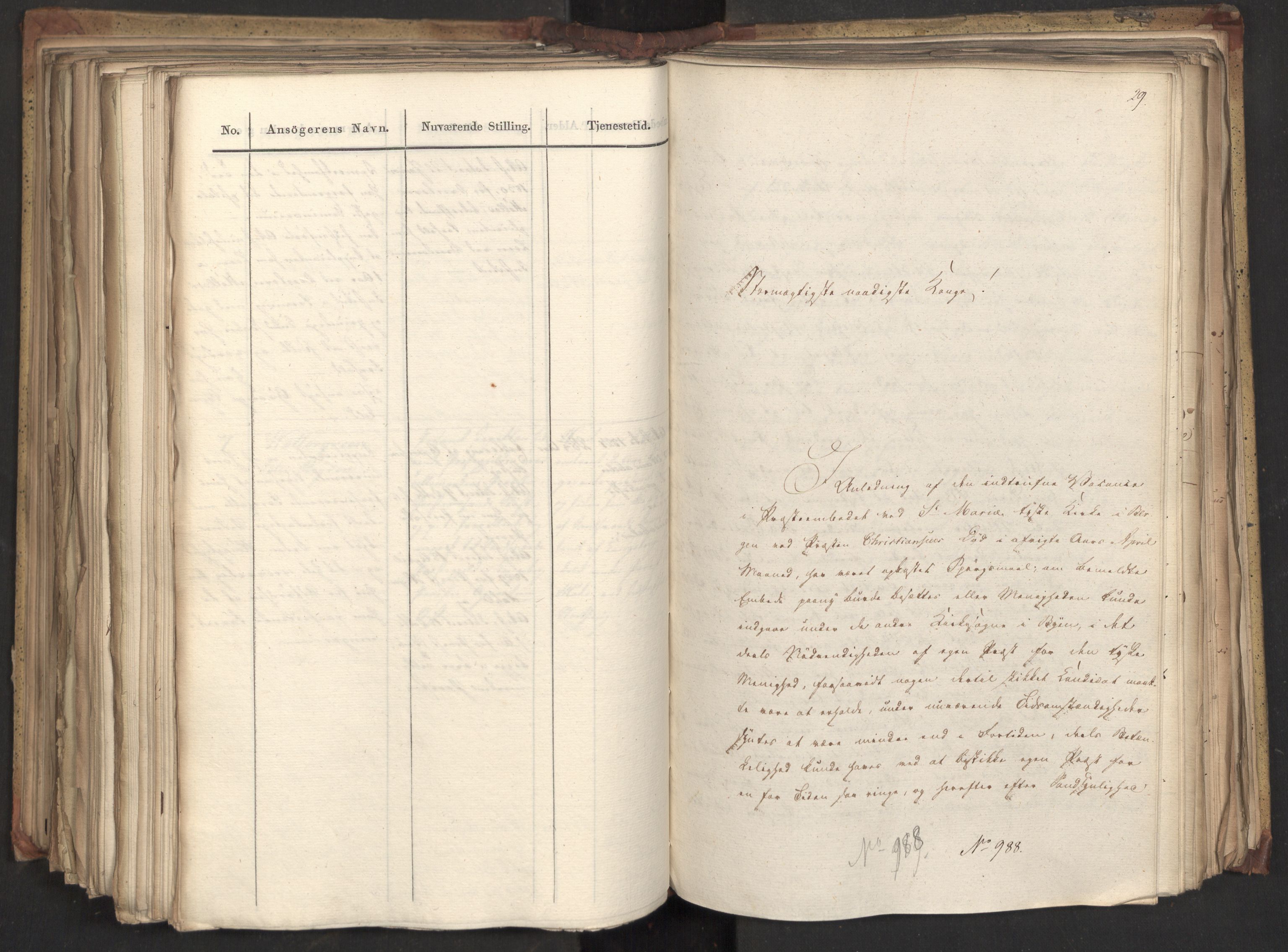 Statsrådsavdelingen i Stockholm, AV/RA-S-1003/D/Da/L0069: Regjeringsinnstillinger nr. 877-1046, 1831, s. 397