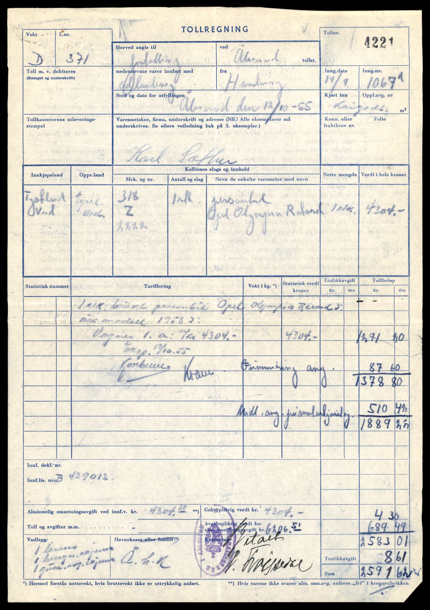 Møre og Romsdal vegkontor - Ålesund trafikkstasjon, AV/SAT-A-4099/F/Fe/L0049: Registreringskort for kjøretøy T 14864 - T 18613, 1927-1998, s. 1373