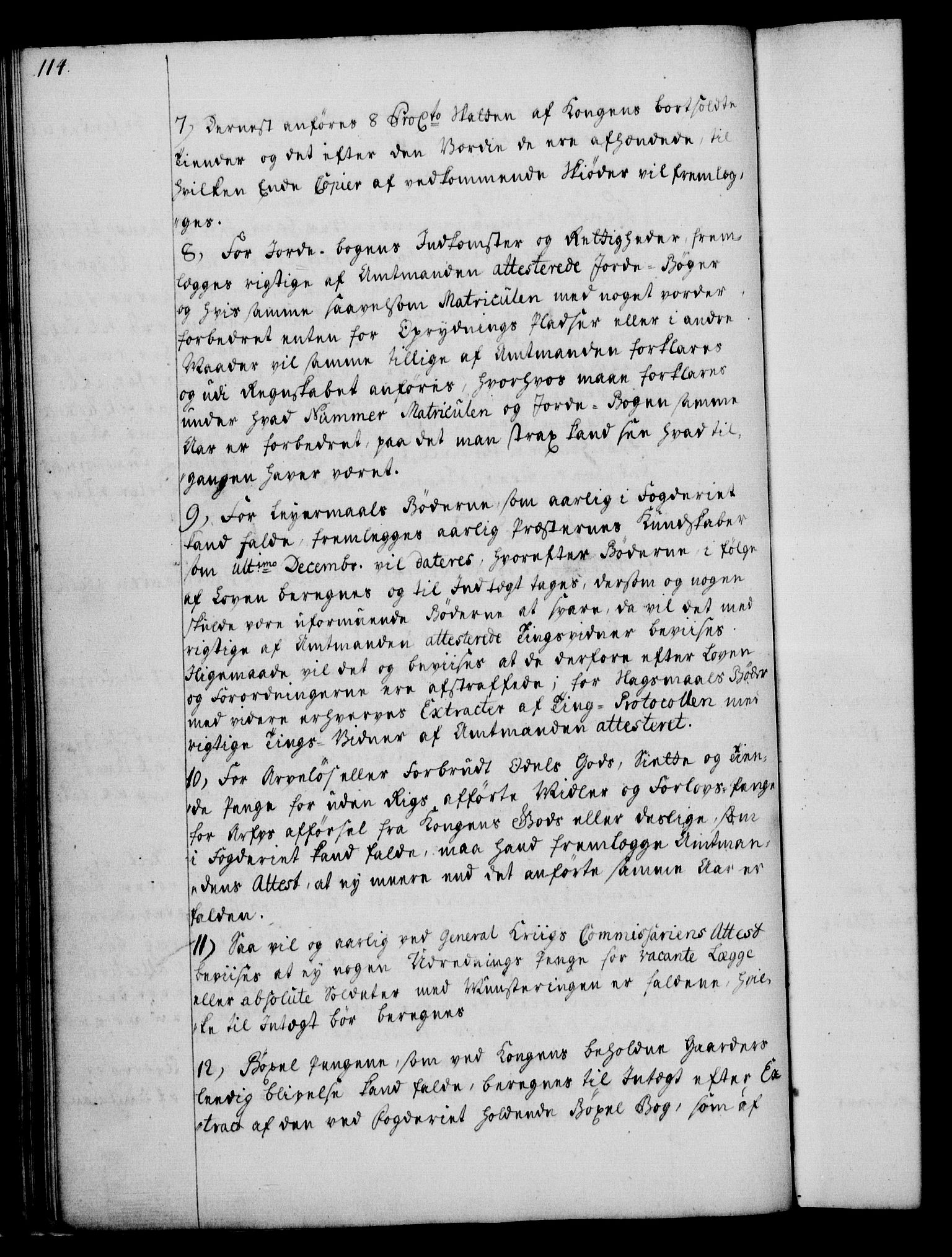 Rentekammeret, Kammerkanselliet, RA/EA-3111/G/Gg/Ggi/L0003: Norsk instruksjonsprotokoll med register (merket RK 53.36), 1751-1775, s. 114