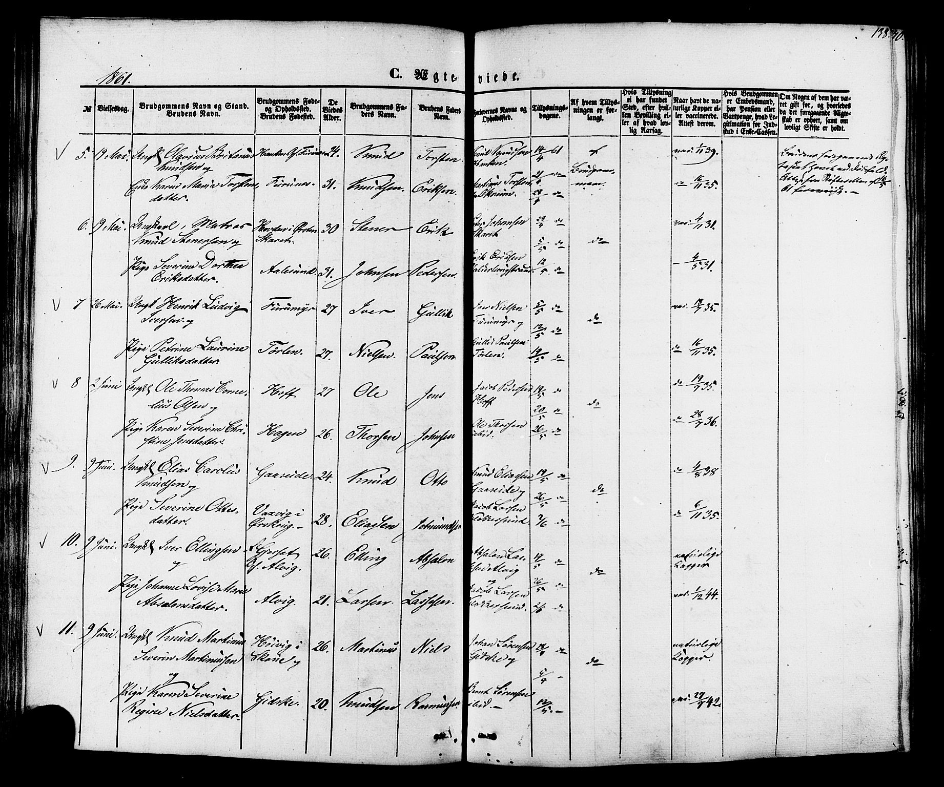 Ministerialprotokoller, klokkerbøker og fødselsregistre - Møre og Romsdal, AV/SAT-A-1454/528/L0398: Ministerialbok nr. 528A09, 1858-1864, s. 138