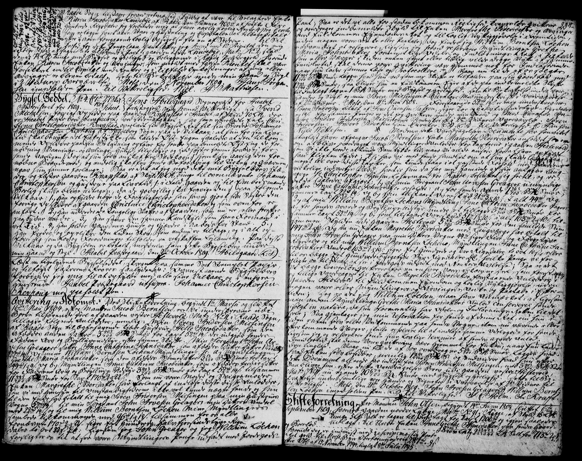 Moss sorenskriveri, SAO/A-10168: Pantebok nr. 5a, 1805-1810, s. 294
