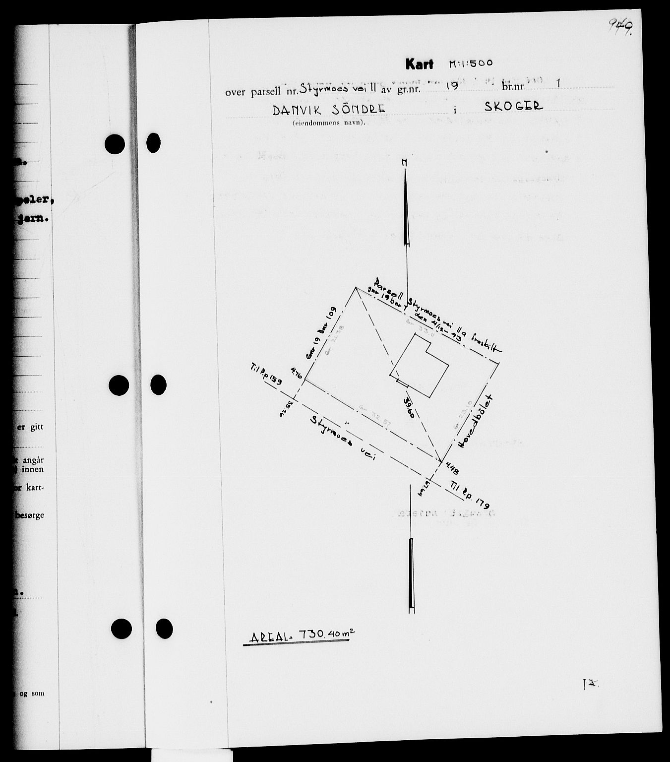 Holmestrand sorenskriveri, AV/SAKO-A-67/G/Ga/Gaa/L0057: Pantebok nr. A-57, 1943-1944, Dagboknr: 1730/1943