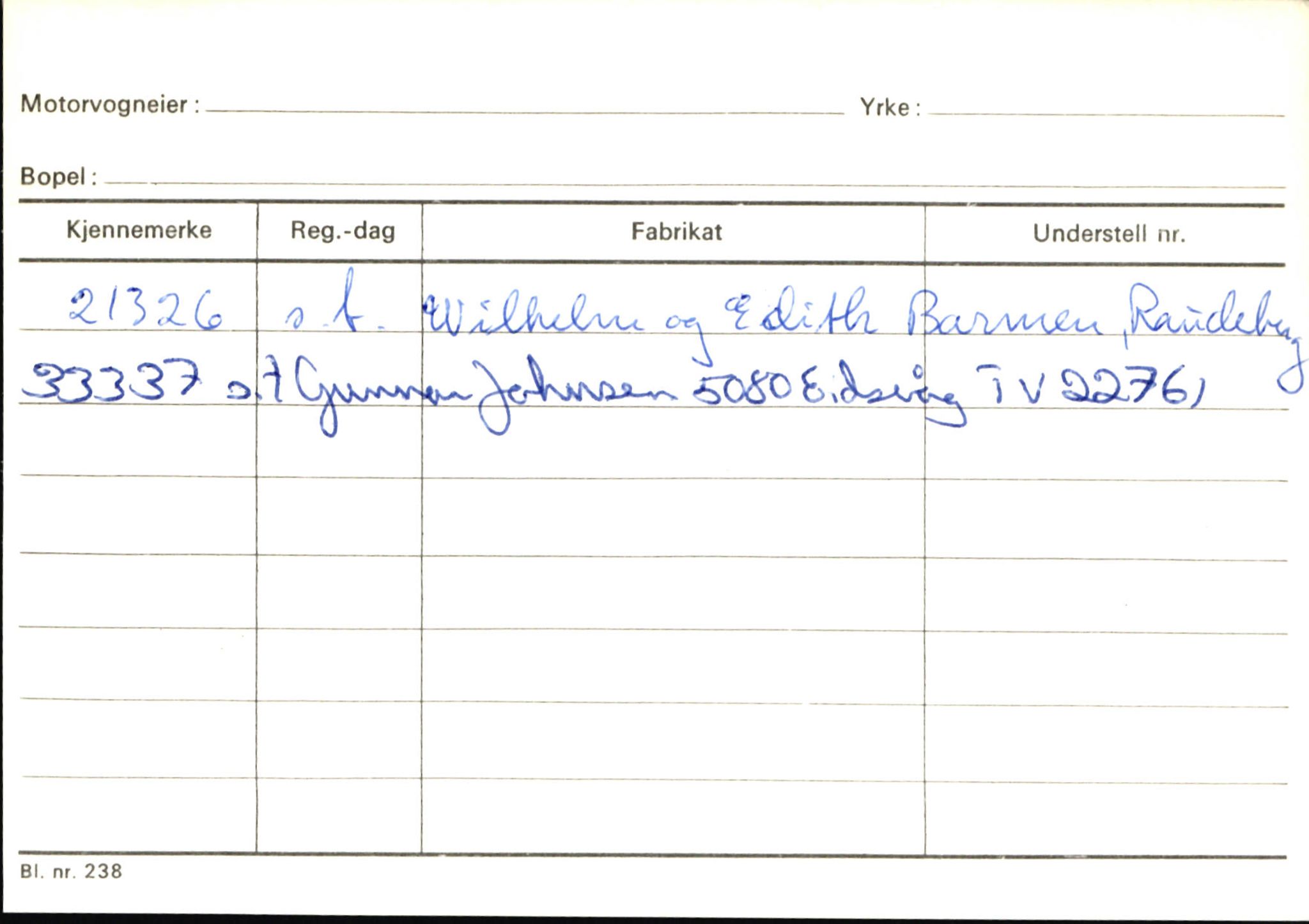 Statens vegvesen, Sogn og Fjordane vegkontor, AV/SAB-A-5301/4/F/L0145: Registerkort Vågsøy S-Å. Årdal I-P, 1945-1975, s. 70