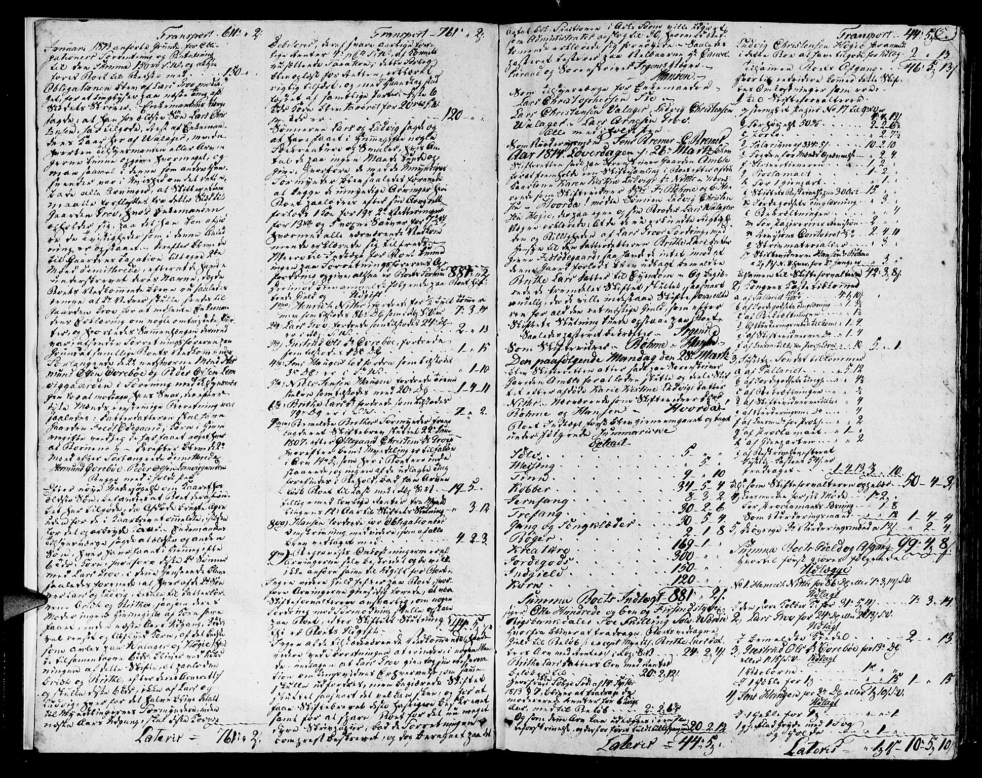 Indre Sogn tingrett, AV/SAB-A-3301/1/H/Ha/L0013a: Skifteprotokoll 13a, 1814-1820, s. 4b-5a
