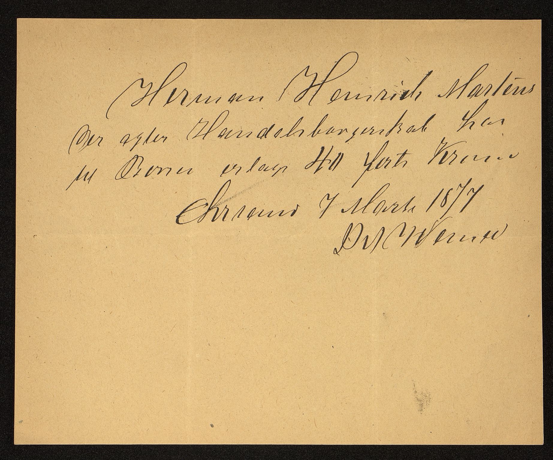 Kristiansand By - Magistraten, ARKSOR/1001KG122/G/Gc/L0009: Borgerbrev, 1877-1901