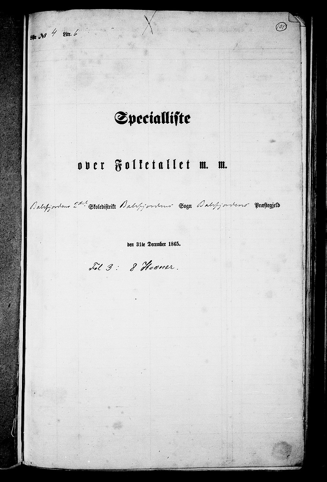 RA, Folketelling 1865 for 1933P Balsfjord prestegjeld, 1865, s. 42