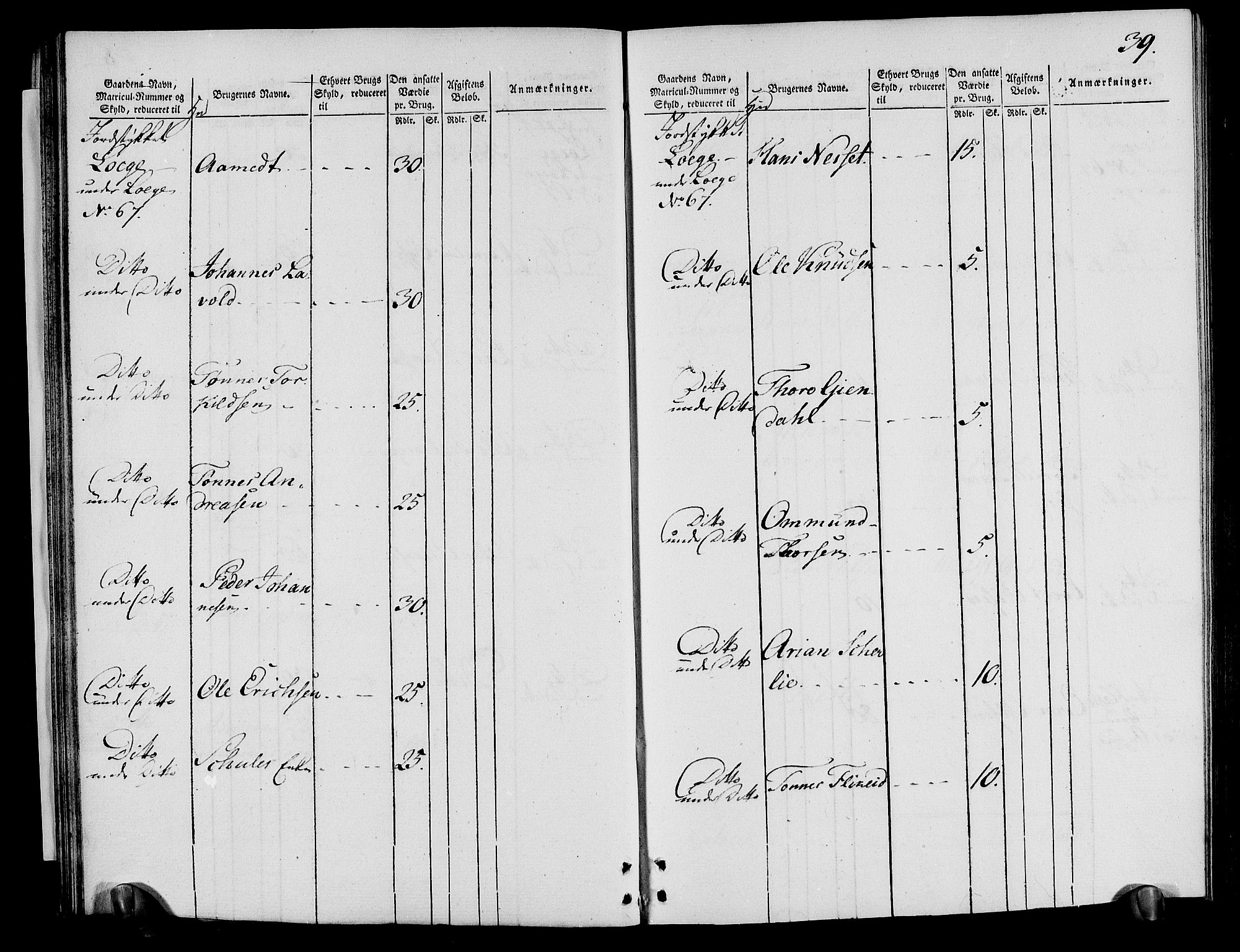 Rentekammeret inntil 1814, Realistisk ordnet avdeling, AV/RA-EA-4070/N/Ne/Nea/L0095: Lista fogderi. Oppebørselsregister, 1803-1804, s. 41