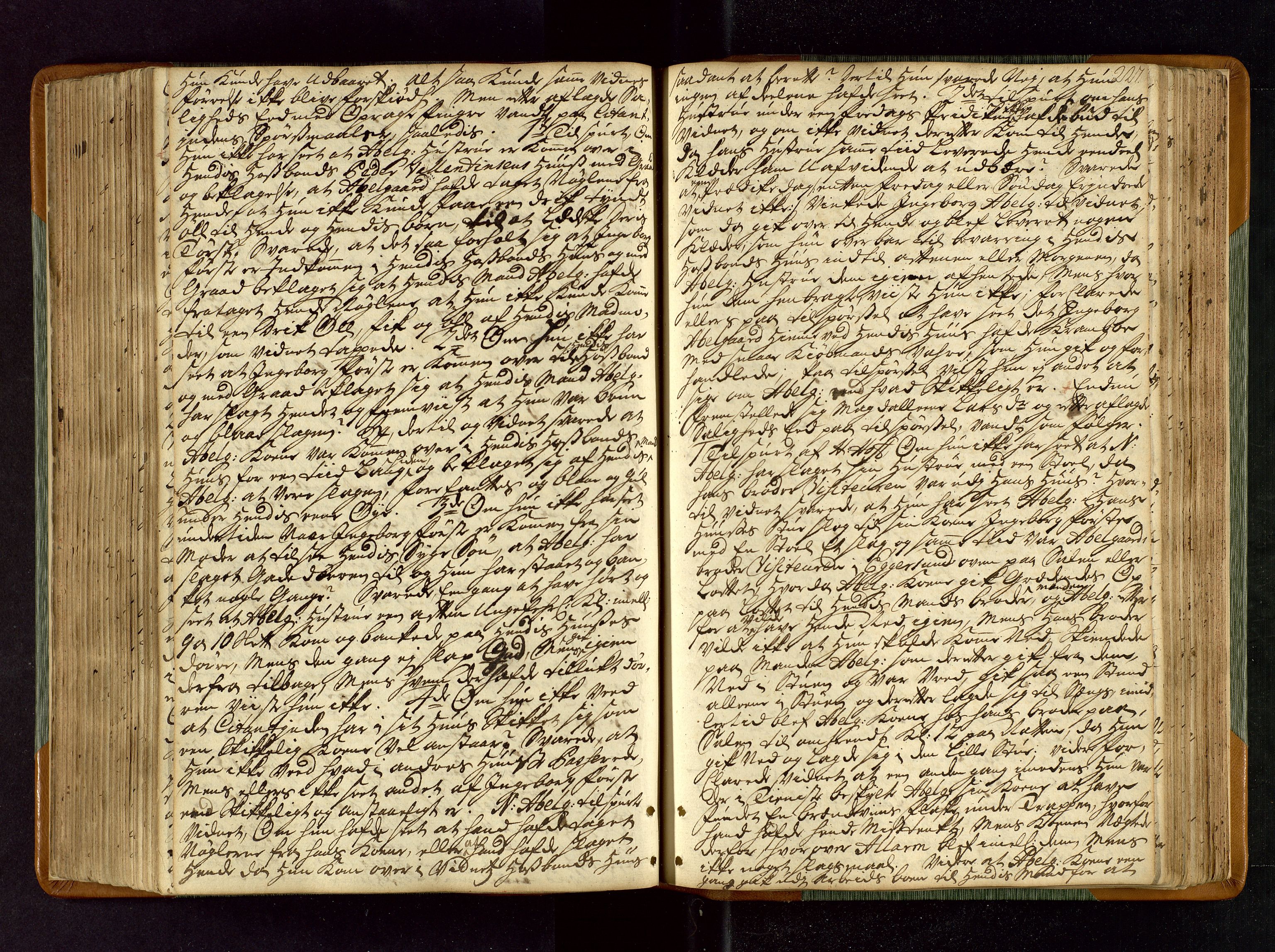 Stavanger byfogd, AV/SAST-A-101408/001/3/30/30BA/L0038: Bytingprotkoll, 1729-1732, s. 226b-227a