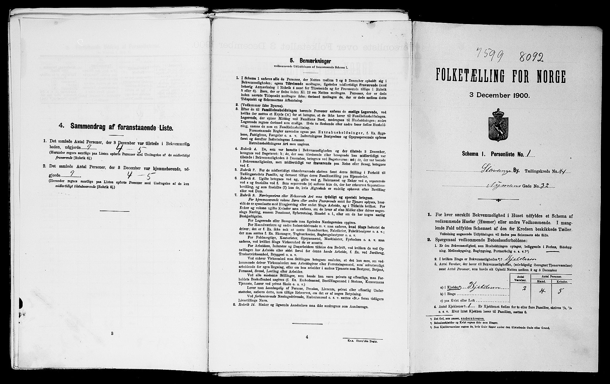 SAST, Folketelling 1900 for 1103 Stavanger kjøpstad, 1900, s. 19497