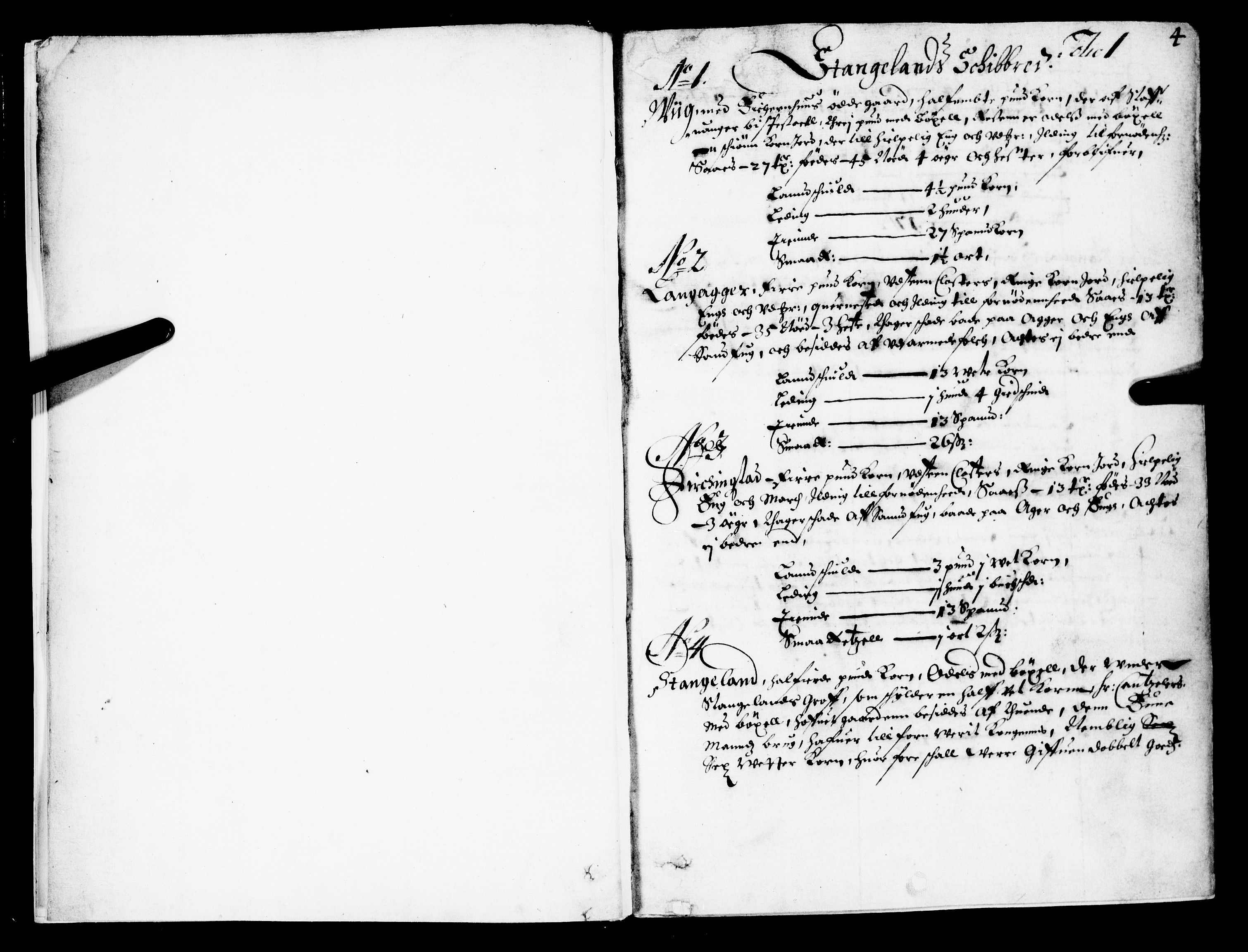 Rentekammeret inntil 1814, Realistisk ordnet avdeling, RA/EA-4070/N/Nb/Nba/L0033: Ryfylke fogderi, 1668, s. 1a