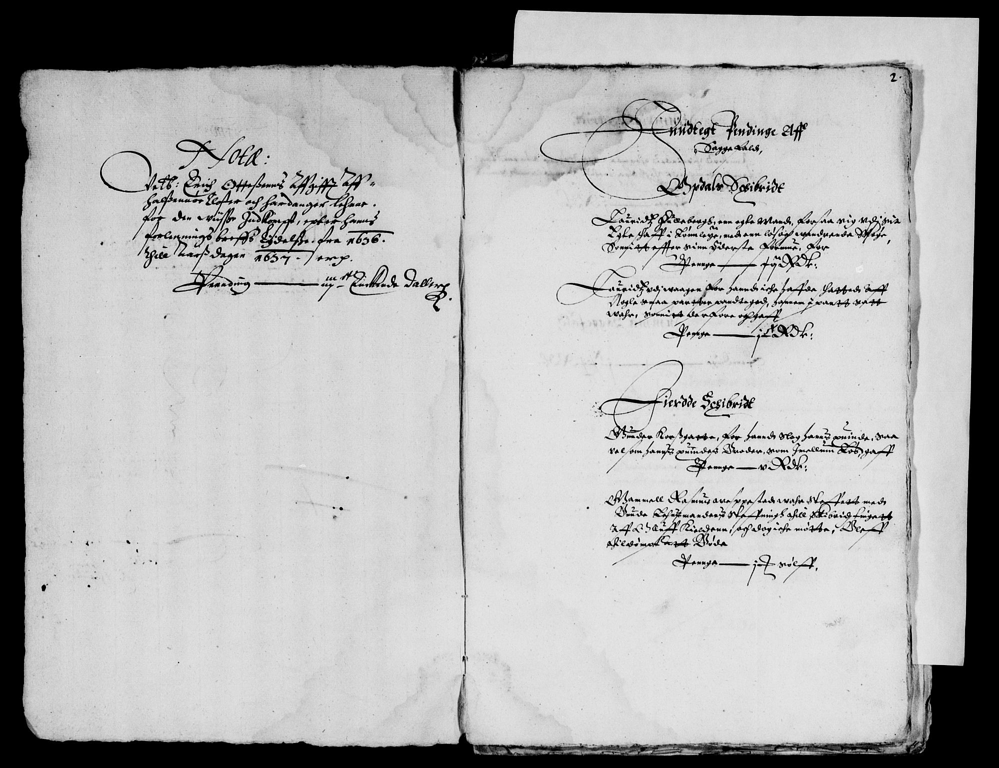 Rentekammeret inntil 1814, Reviderte regnskaper, Lensregnskaper, AV/RA-EA-5023/R/Rb/Rbu/L0006: Hardanger og Halsnøy kloster len, 1636-1658