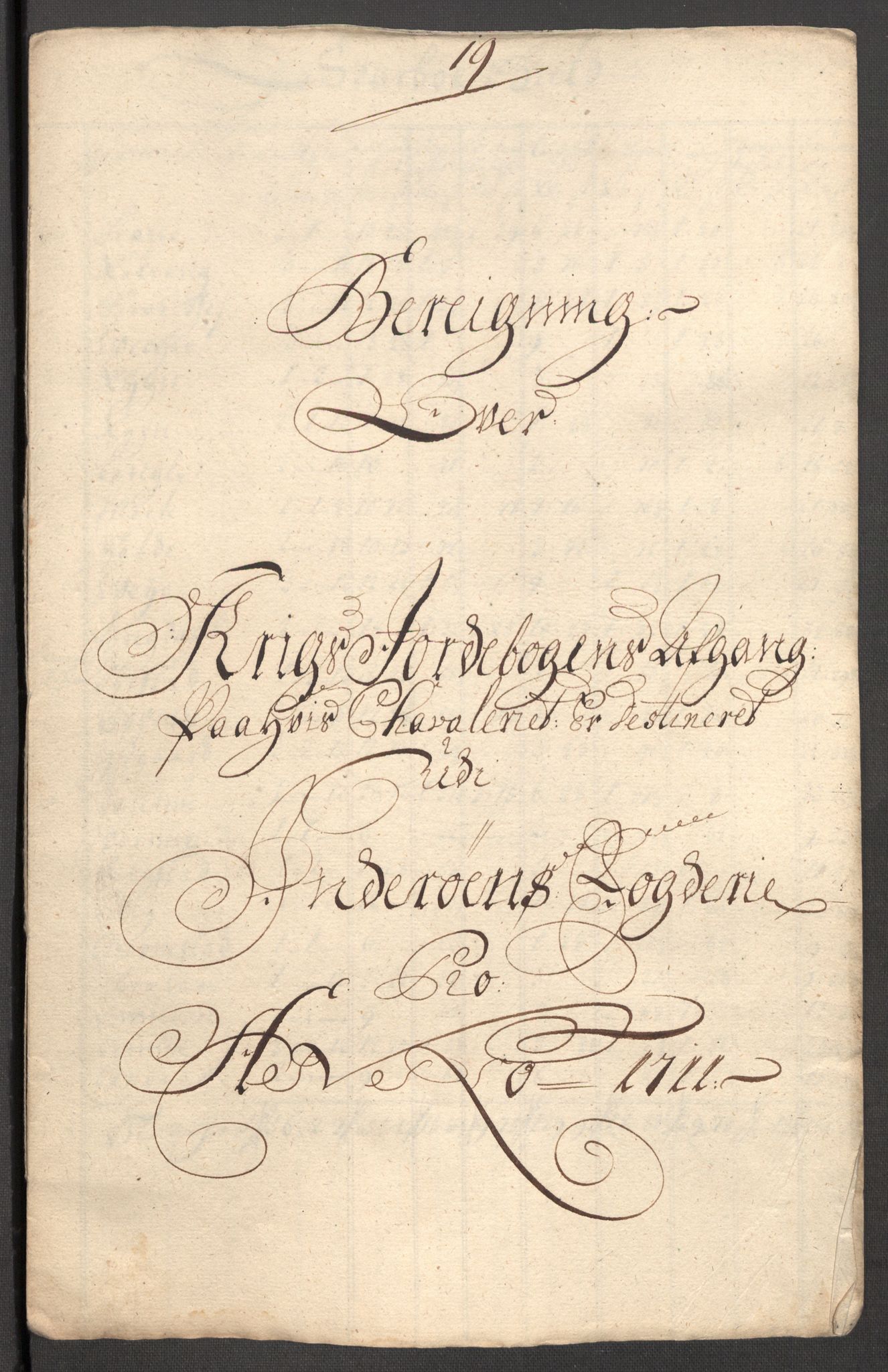 Rentekammeret inntil 1814, Reviderte regnskaper, Fogderegnskap, RA/EA-4092/R63/L4319: Fogderegnskap Inderøy, 1711, s. 380