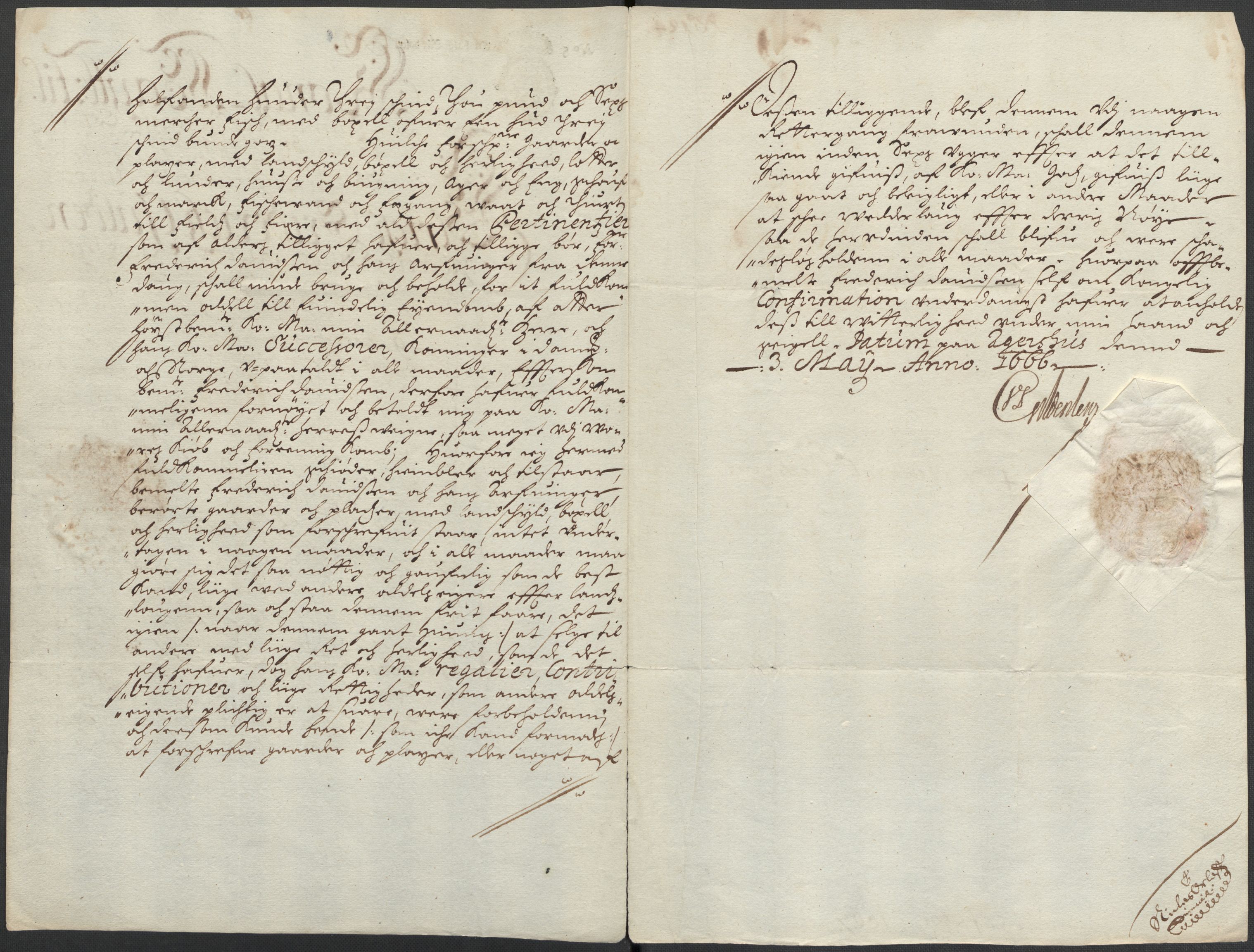Rentekammeret, Kammerkanselliet, RA/EA-3111/G/Gg/Ggj/Ggja/L0001b: Skjøter utstedt av myndigheter i Norge og senere ombyttet med kongelige konfirmasjonsskjøter, 1663-1669, s. 51
