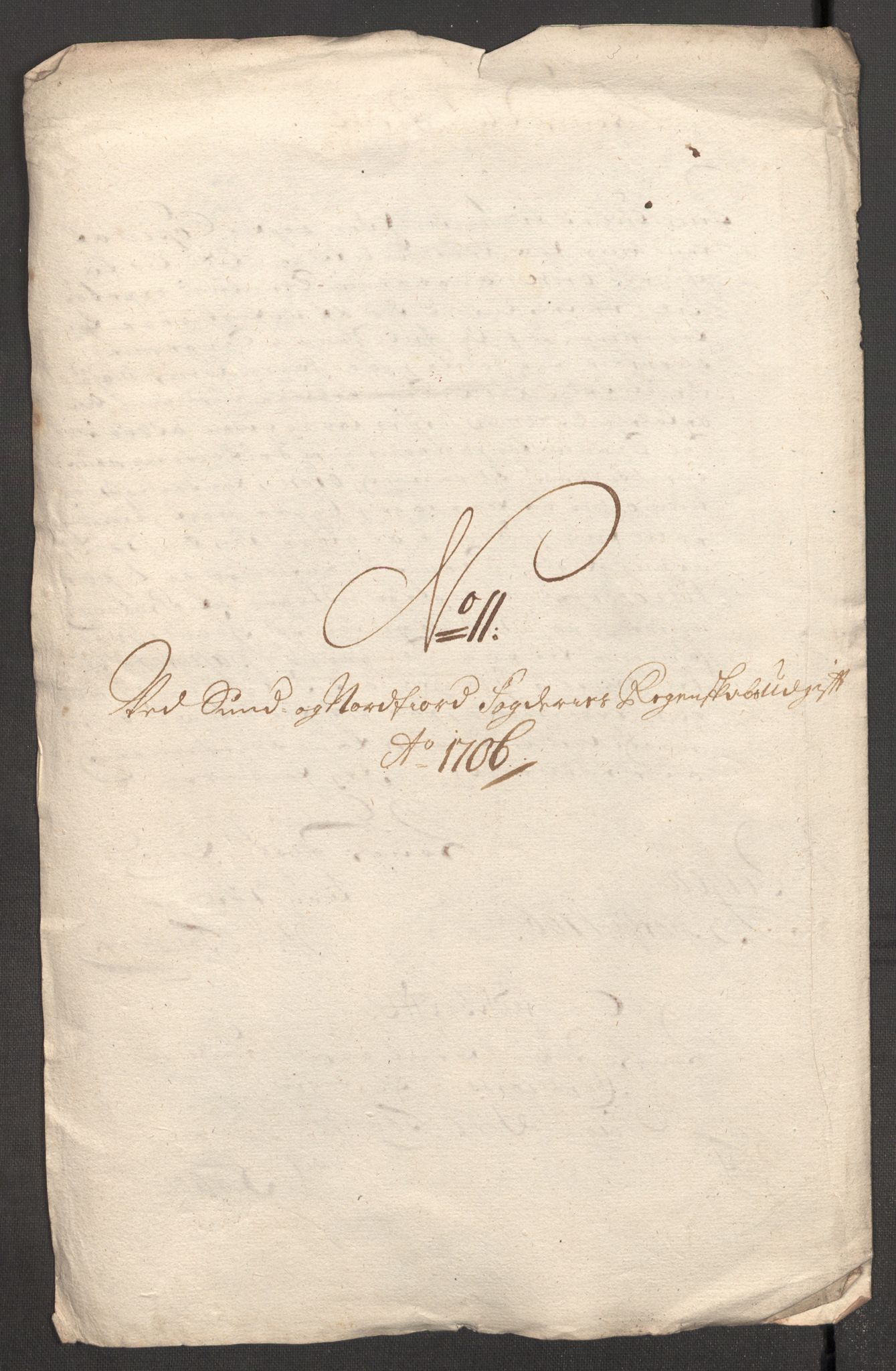 Rentekammeret inntil 1814, Reviderte regnskaper, Fogderegnskap, AV/RA-EA-4092/R53/L3430: Fogderegnskap Sunn- og Nordfjord, 1706-1707, s. 169