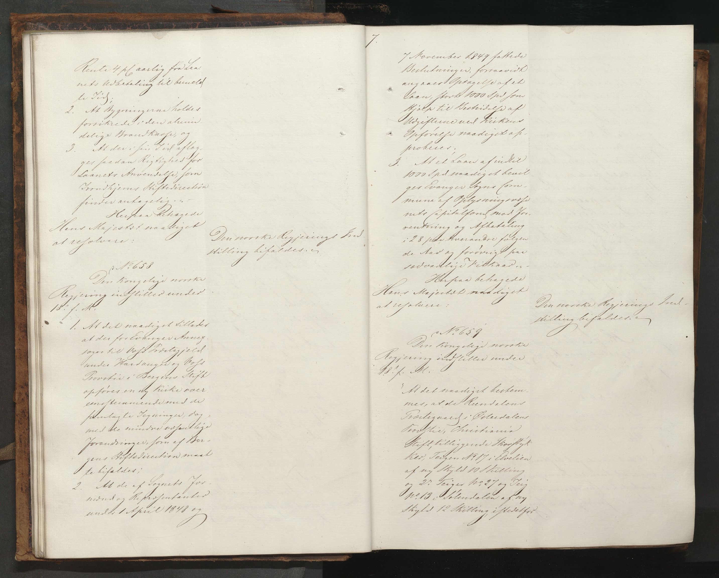 Statsrådssekretariatet, AV/RA-S-1001/A/Ab/L0072: Kgl. res. nr. 633-1445, 2. halvår, 1850