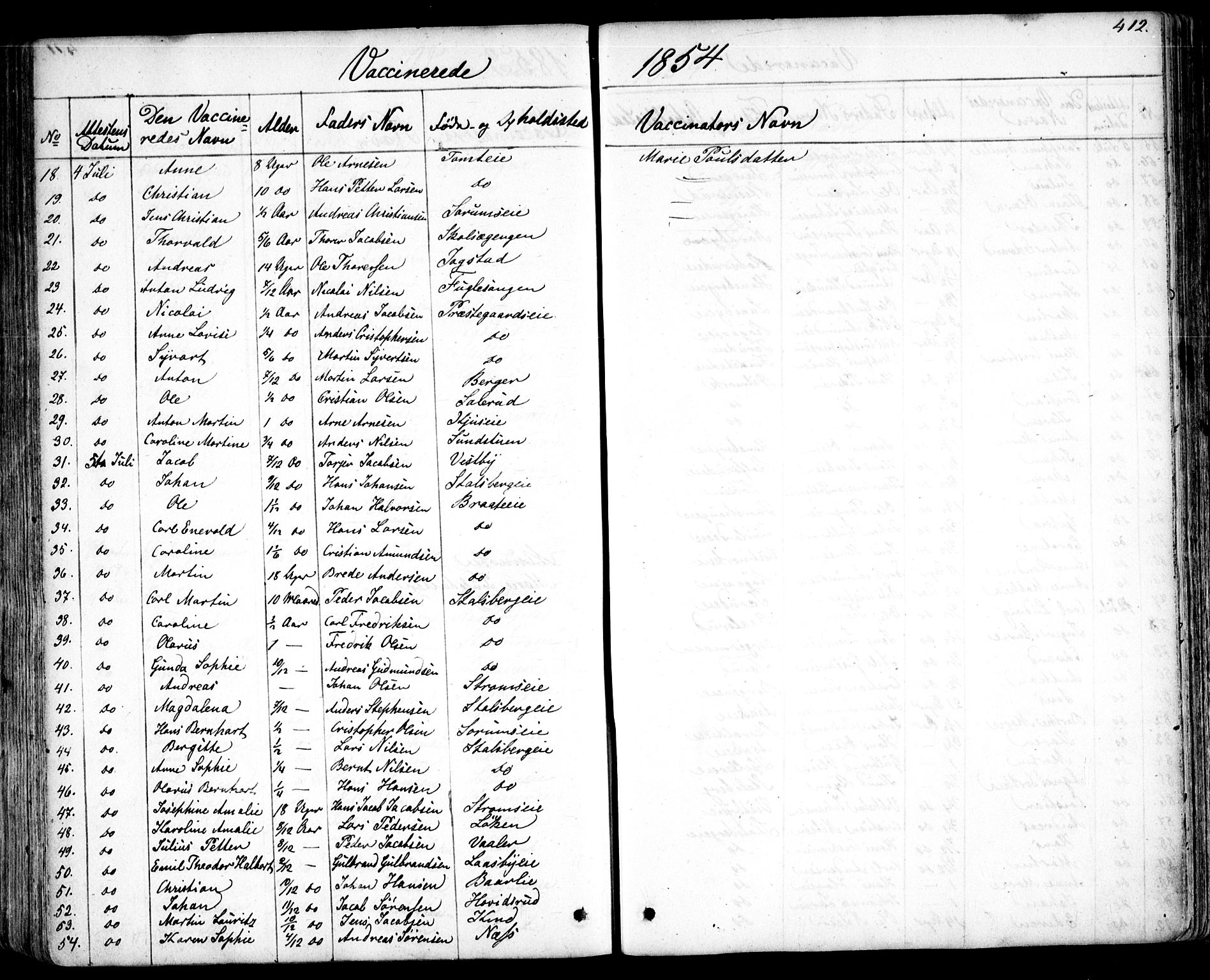 Skedsmo prestekontor Kirkebøker, AV/SAO-A-10033a/F/Fa/L0009: Ministerialbok nr. I 9, 1830-1853, s. 412