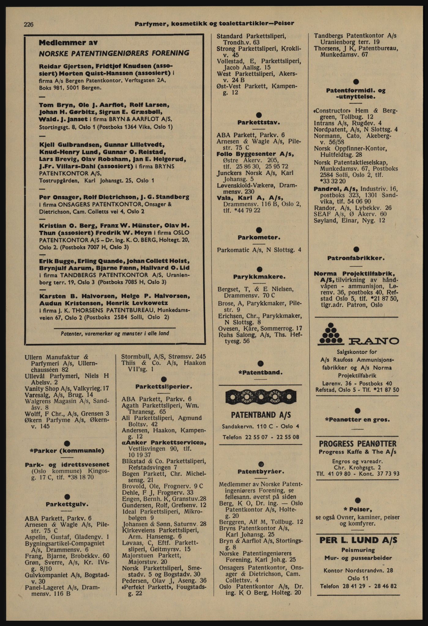 Kristiania/Oslo adressebok, PUBL/-, 1977-1978, s. 226