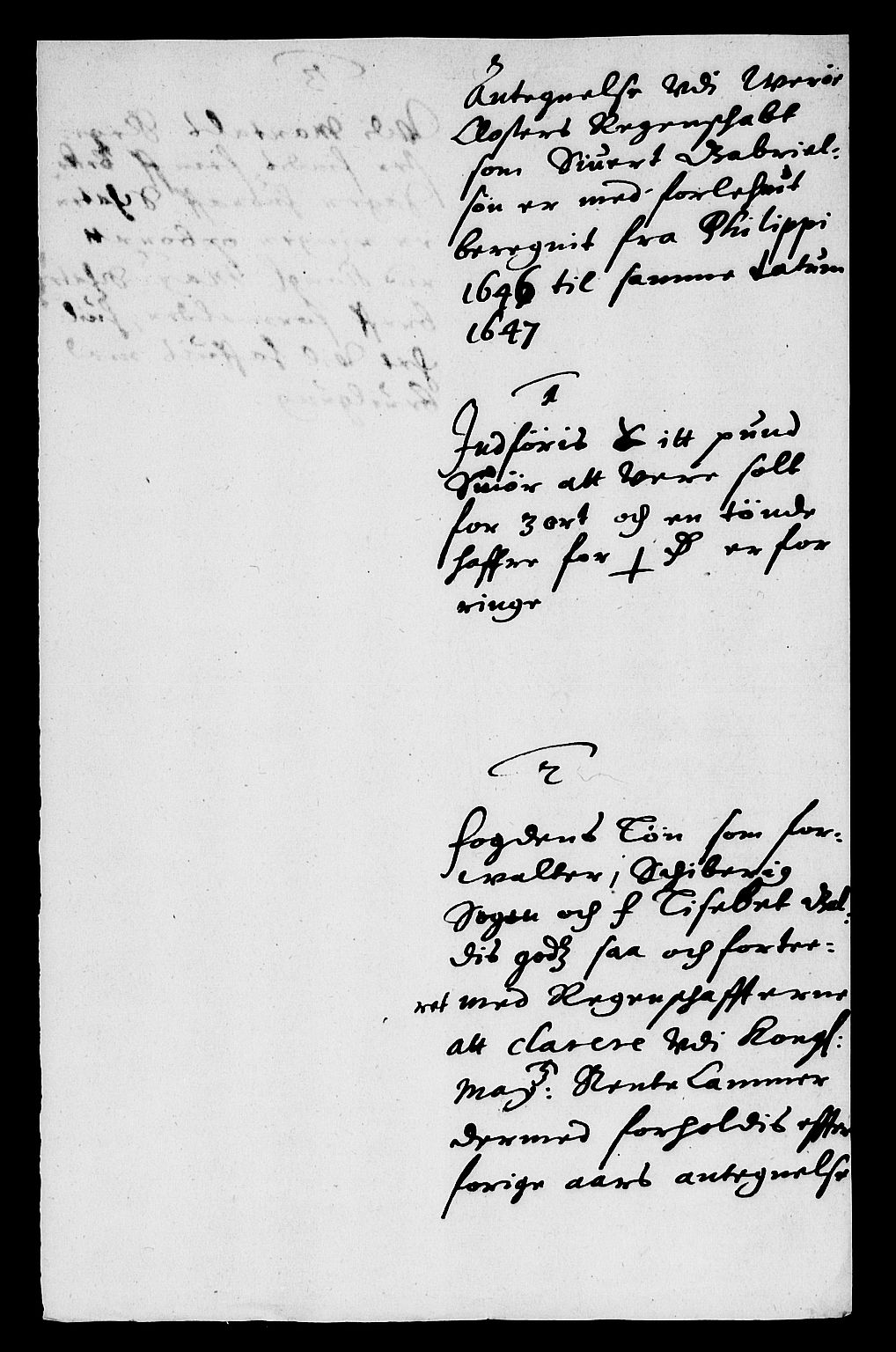 Rentekammeret inntil 1814, Reviderte regnskaper, Lensregnskaper, AV/RA-EA-5023/R/Rb/Rbg/L0007: Verne kloster len, 1623-1647