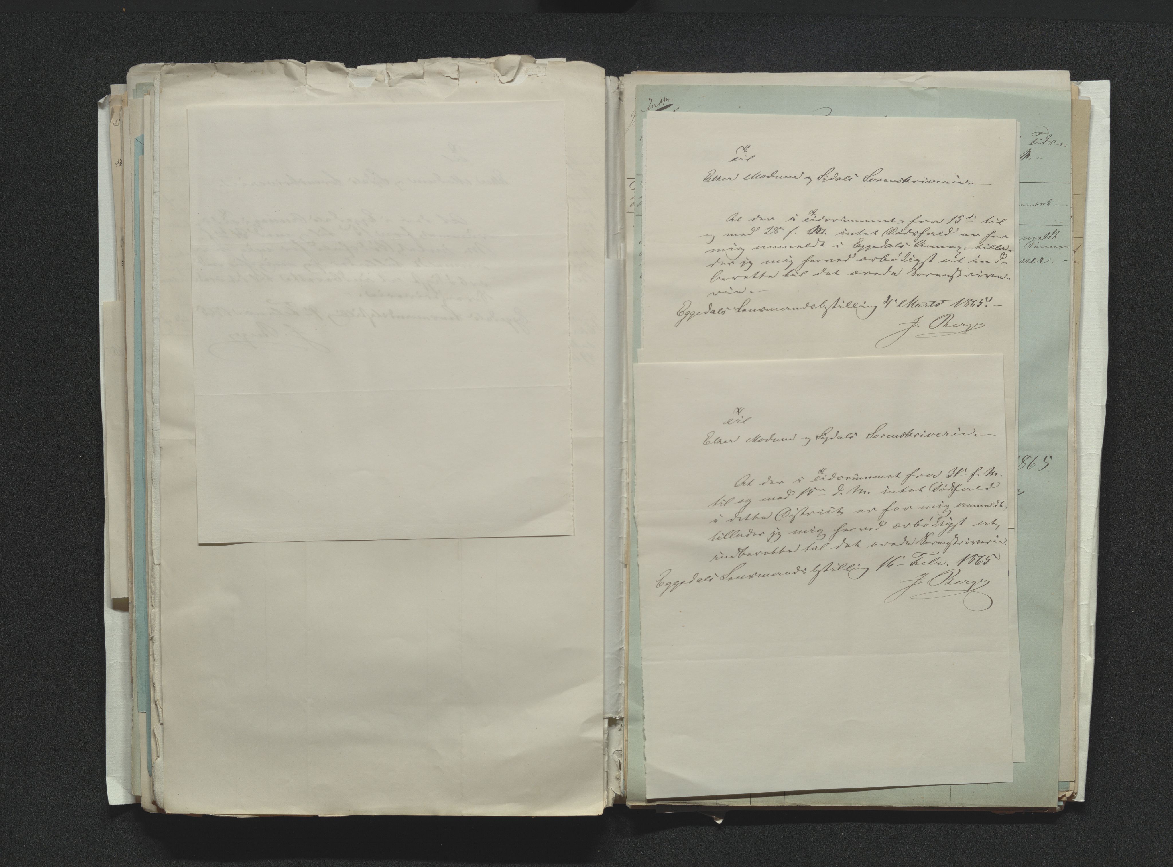 Eiker, Modum og Sigdal sorenskriveri, AV/SAKO-A-123/H/Ha/Hab/L0011: Dødsfallsmeldinger, 1862-1865, s. 632