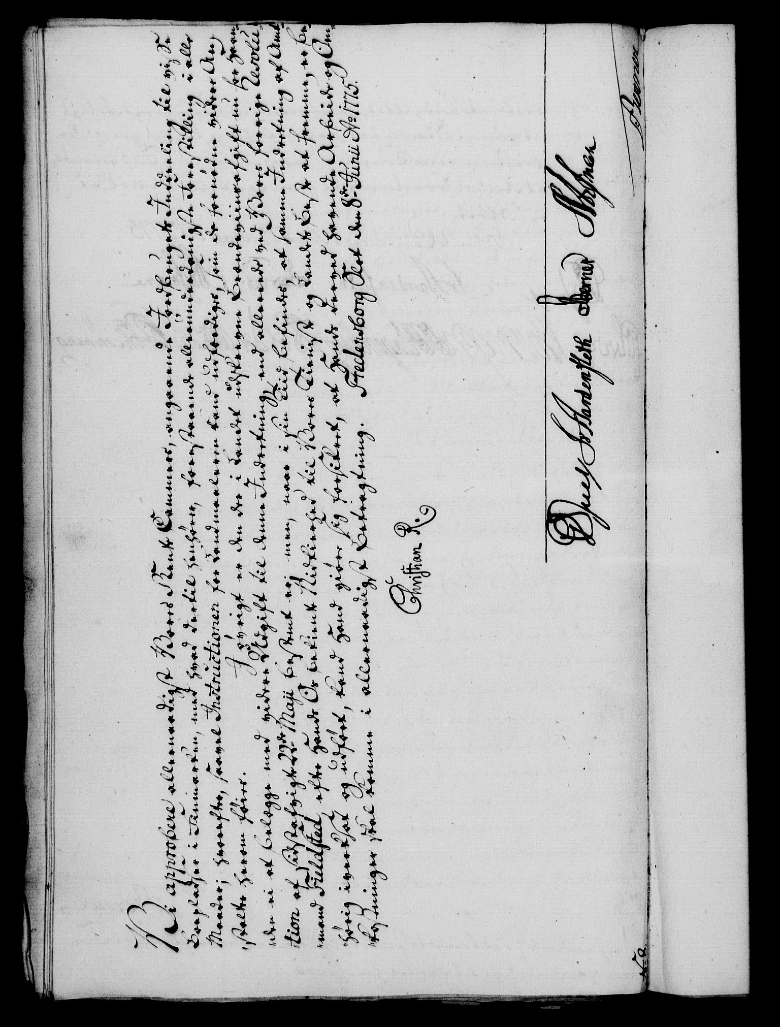 Rentekammeret, Kammerkanselliet, AV/RA-EA-3111/G/Gf/Gfa/L0057: Norsk relasjons- og resolusjonsprotokoll (merket RK 52.57), 1775, s. 113