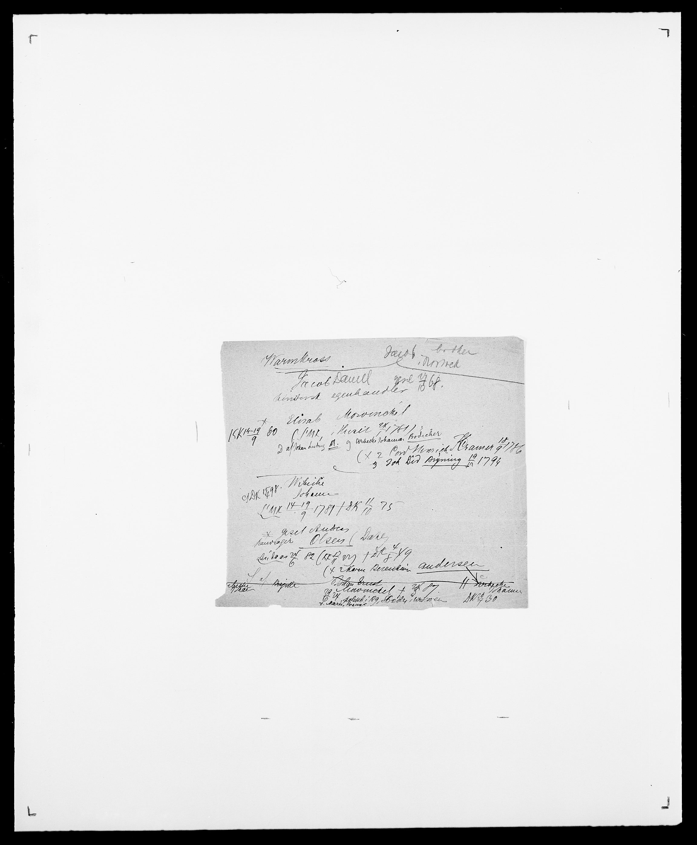 Delgobe, Charles Antoine - samling, AV/SAO-PAO-0038/D/Da/L0040: Usgaard - Velund, s. 327