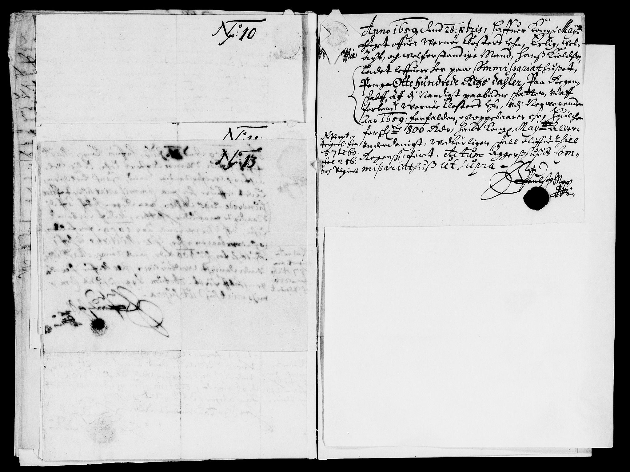 Rentekammeret inntil 1814, Reviderte regnskaper, Lensregnskaper, AV/RA-EA-5023/R/Rb/Rbg/L0011: Verne kloster len, 1651-1661
