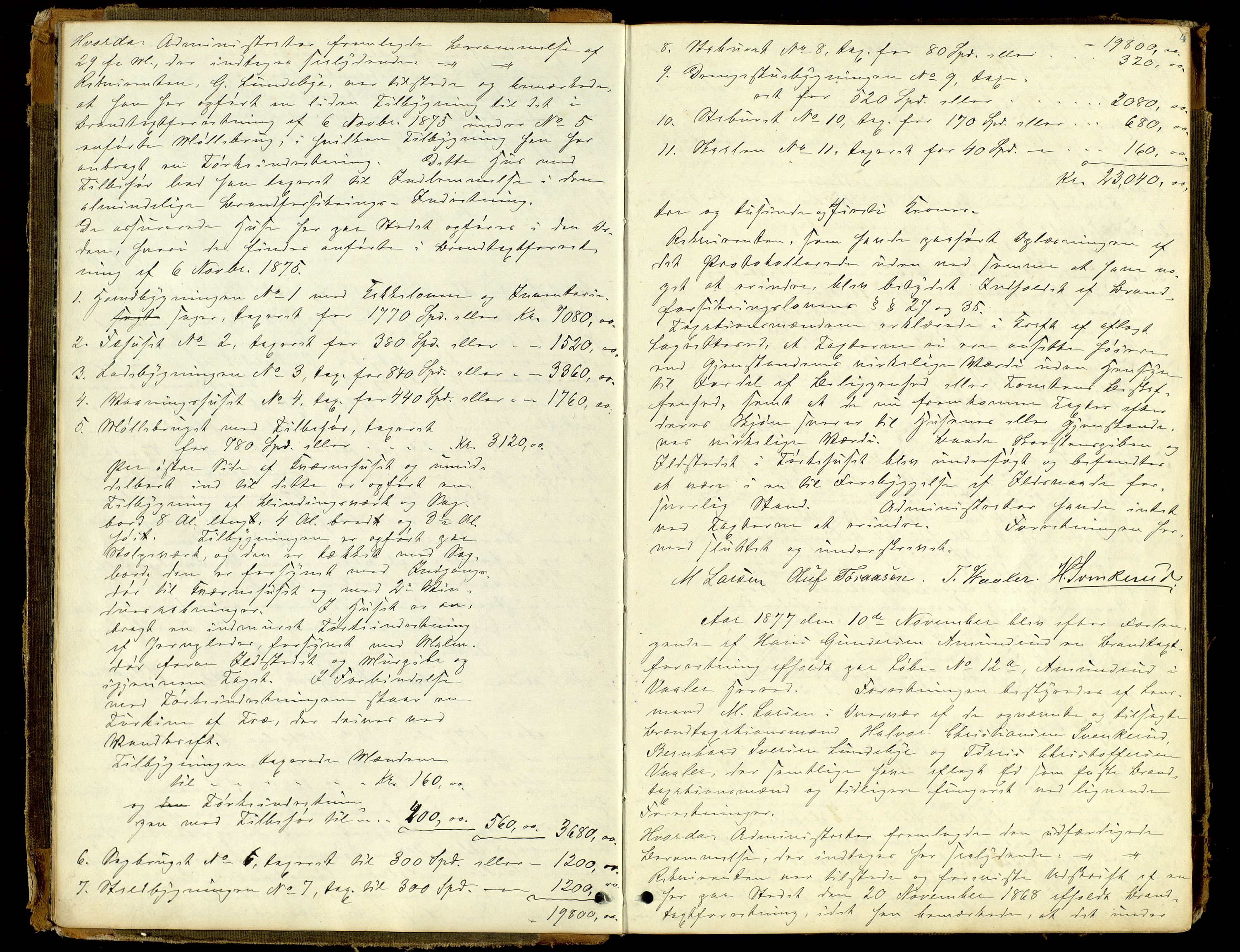 Norges Brannkasse, Våler, Hedmark, AV/SAH-NBRANV-019/F/L0002: Branntakstprotokoll, 1876-1887, s. 3b-4a