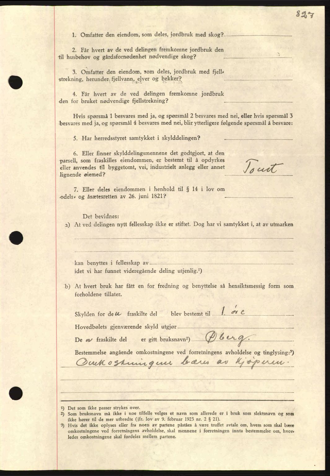 Nordmøre sorenskriveri, AV/SAT-A-4132/1/2/2Ca: Pantebok nr. A93, 1942-1942, Dagboknr: 2494/1942