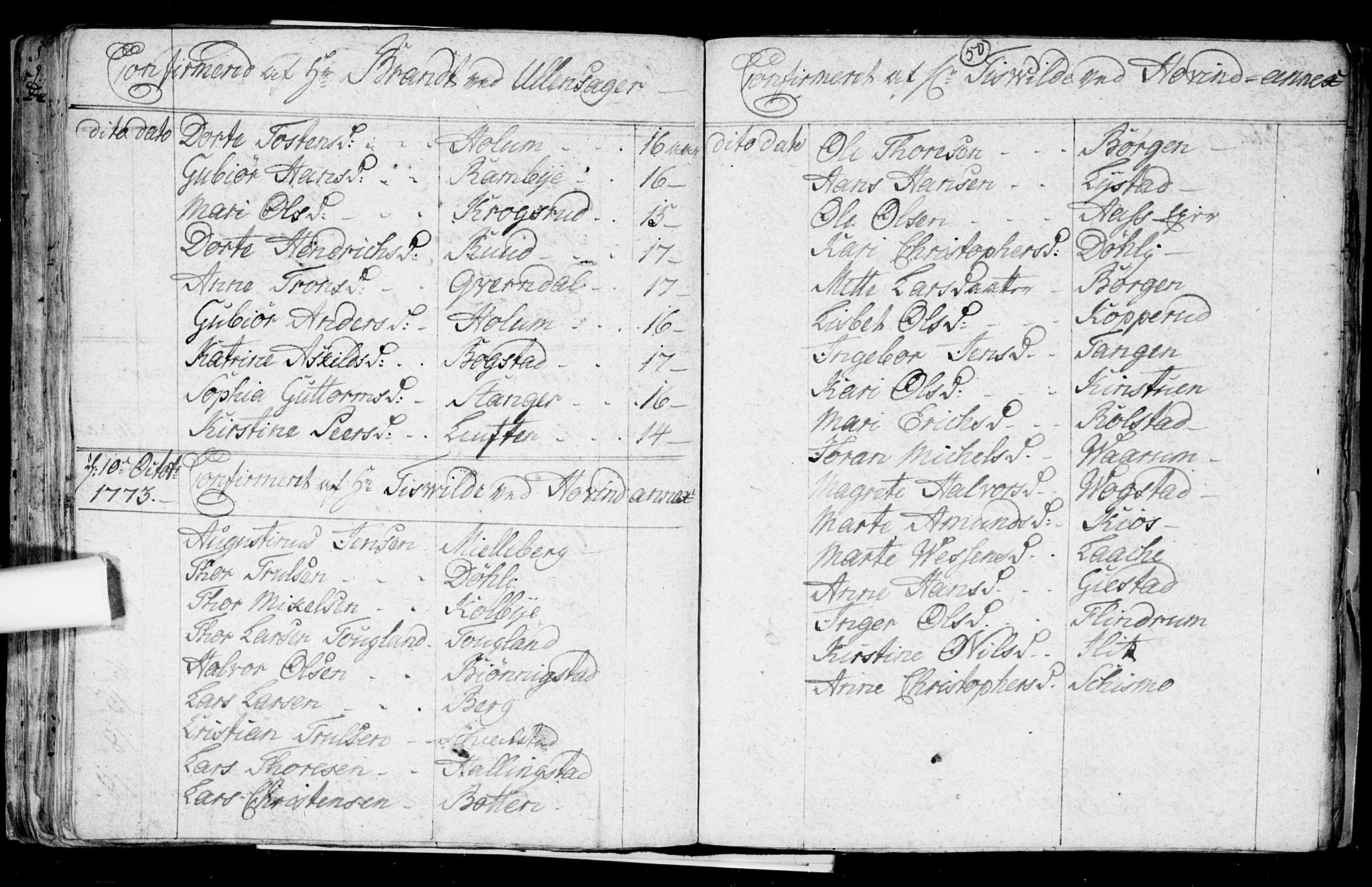 Ullensaker prestekontor Kirkebøker, AV/SAO-A-10236a/F/Fa/L0008: Ministerialbok nr. I 8, 1738-1810, s. 50