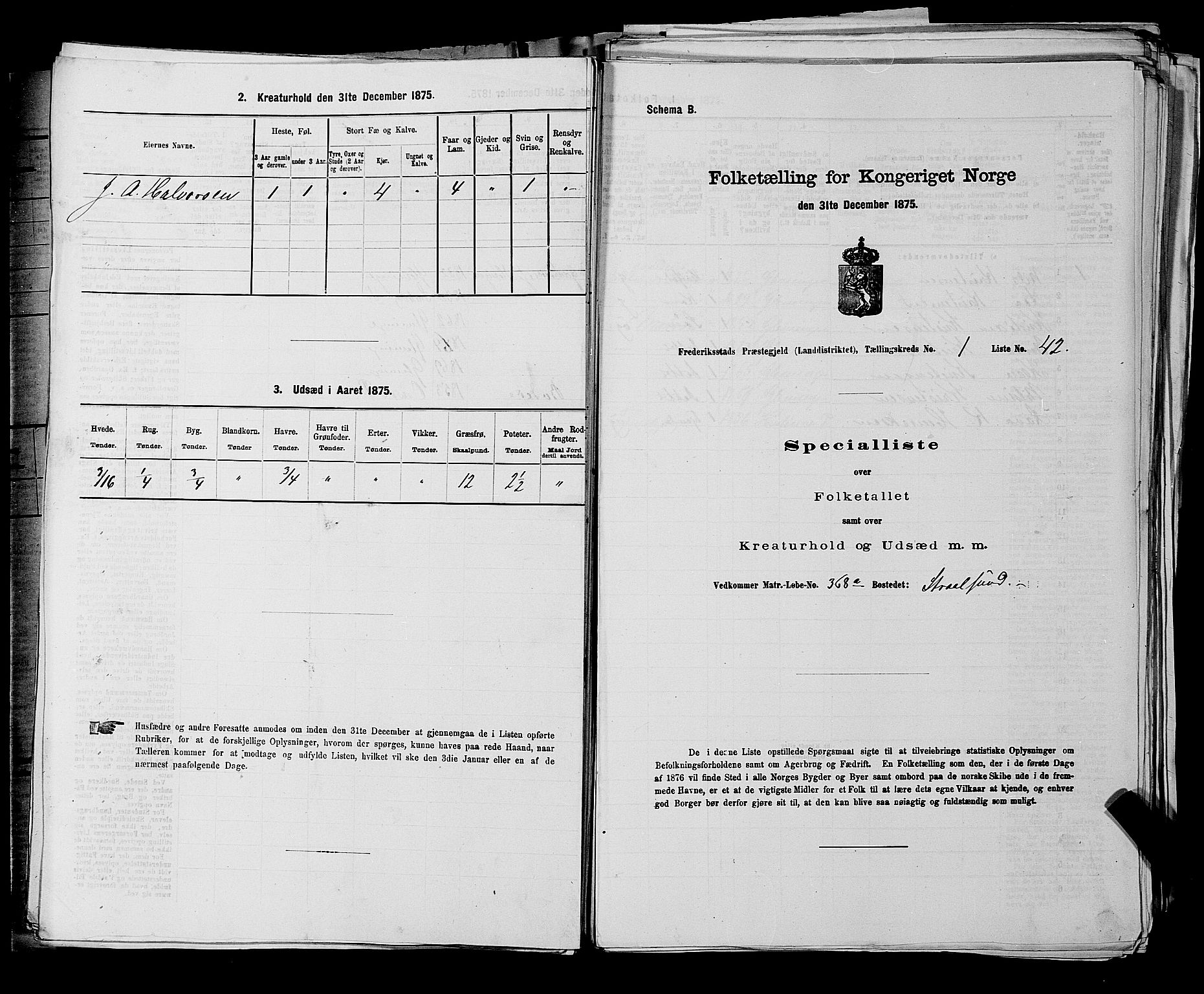 RA, Folketelling 1875 for 0132L Fredrikstad prestegjeld, Glemmen sokn, 1875, s. 116