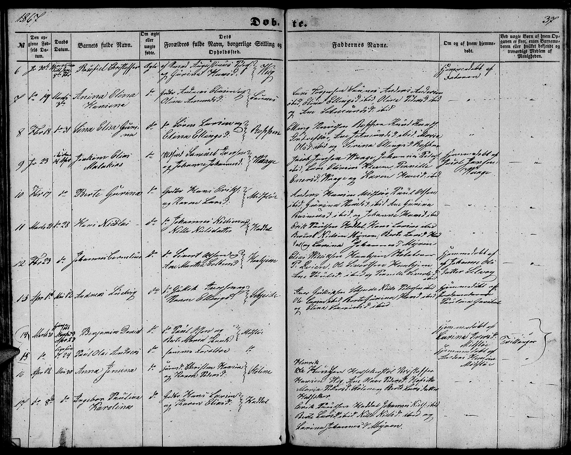 Ministerialprotokoller, klokkerbøker og fødselsregistre - Møre og Romsdal, AV/SAT-A-1454/509/L0111: Klokkerbok nr. 509C01, 1854-1882, s. 37