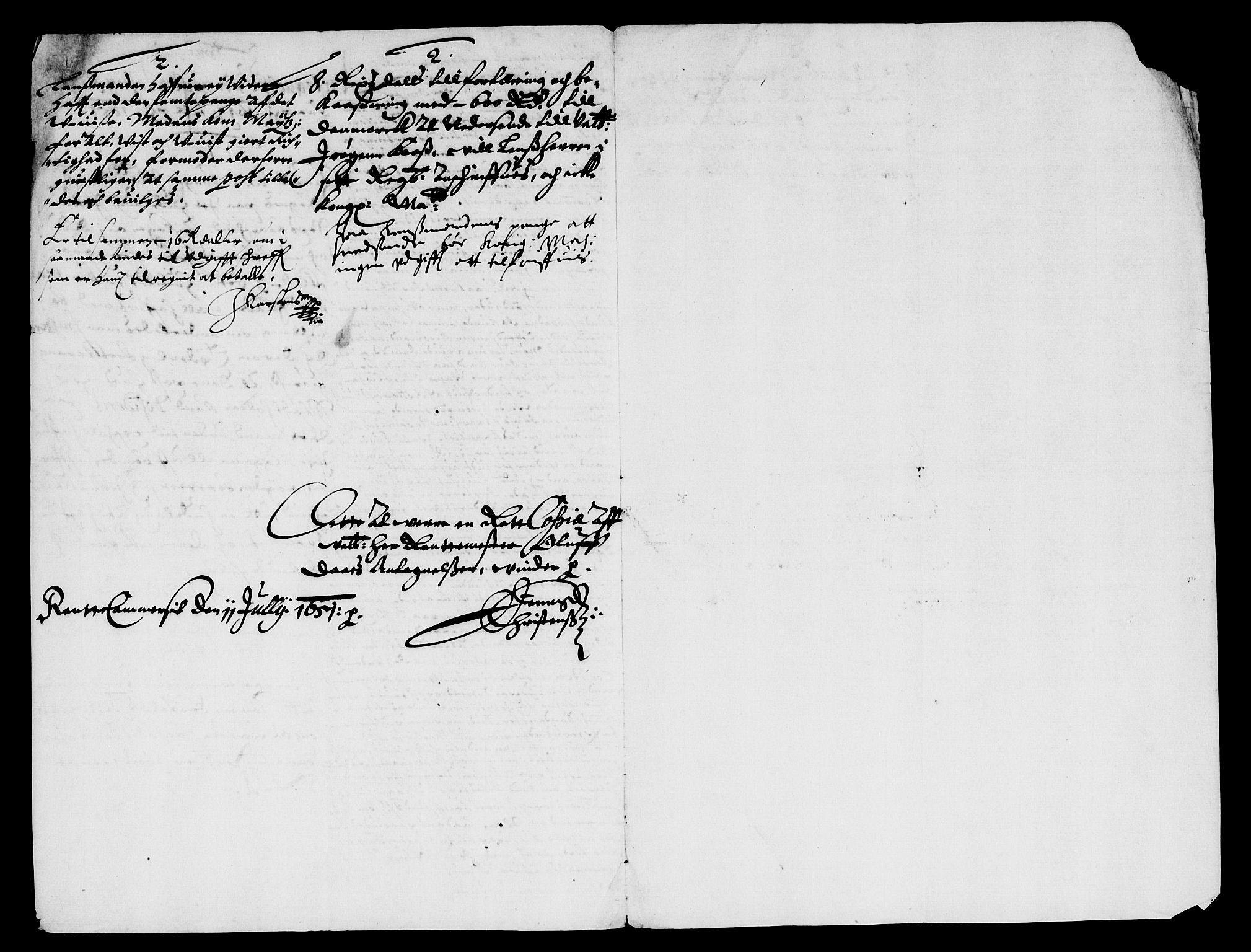 Rentekammeret inntil 1814, Reviderte regnskaper, Lensregnskaper, AV/RA-EA-5023/R/Rb/Rbr/L0019: Lista len, 1650-1653