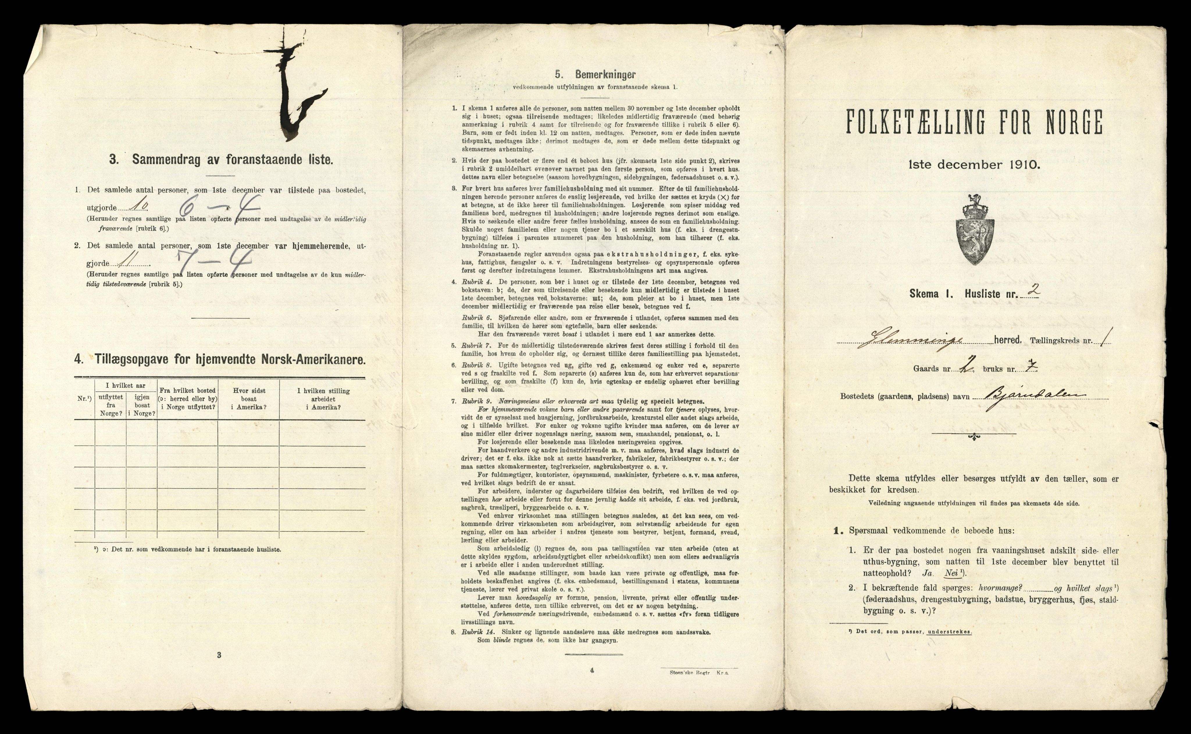 RA, Folketelling 1910 for 0132 Glemmen herred, 1910, s. 48