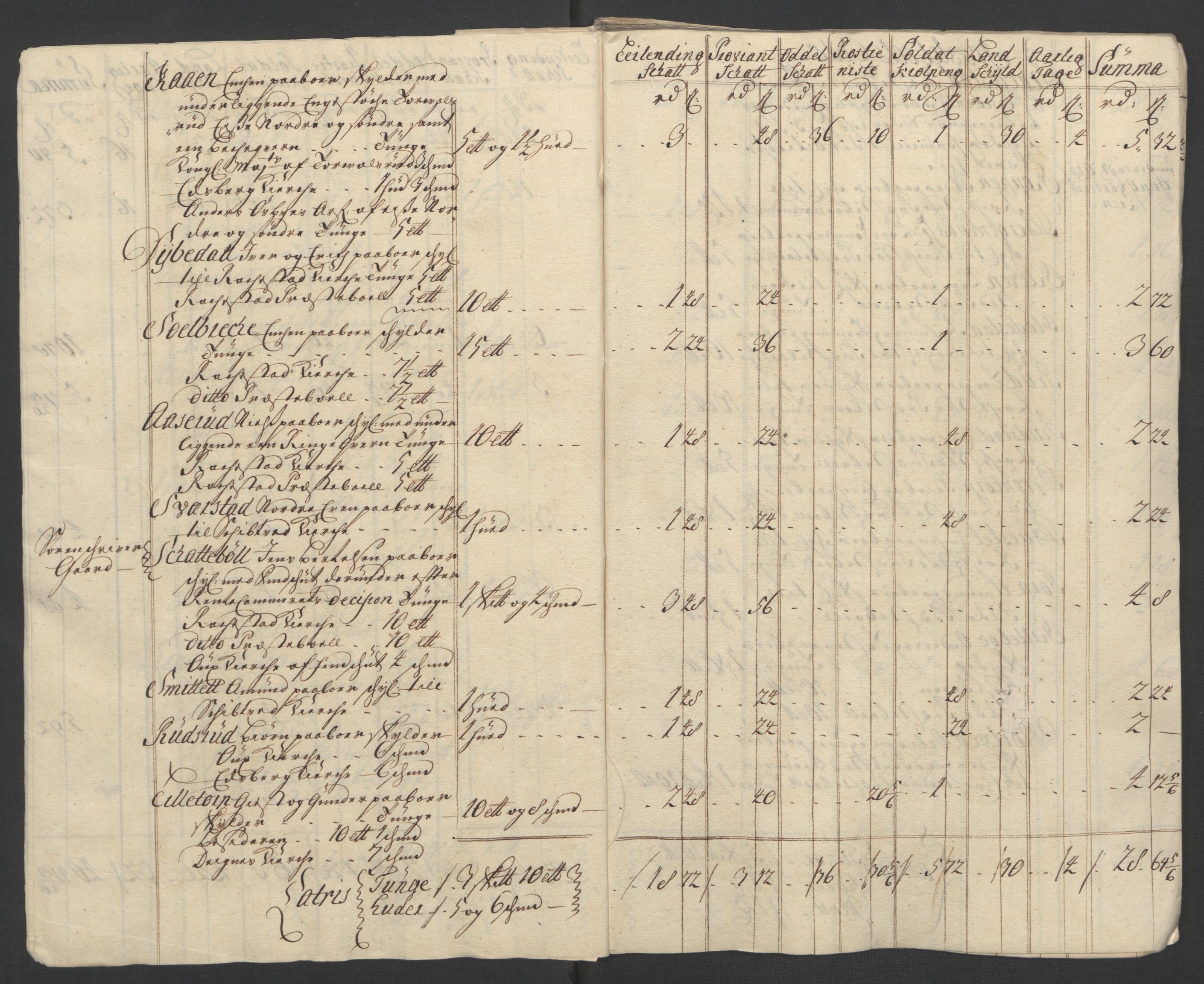 Rentekammeret inntil 1814, Reviderte regnskaper, Fogderegnskap, AV/RA-EA-4092/R07/L0303: Fogderegnskap Rakkestad, Heggen og Frøland, 1711, s. 47