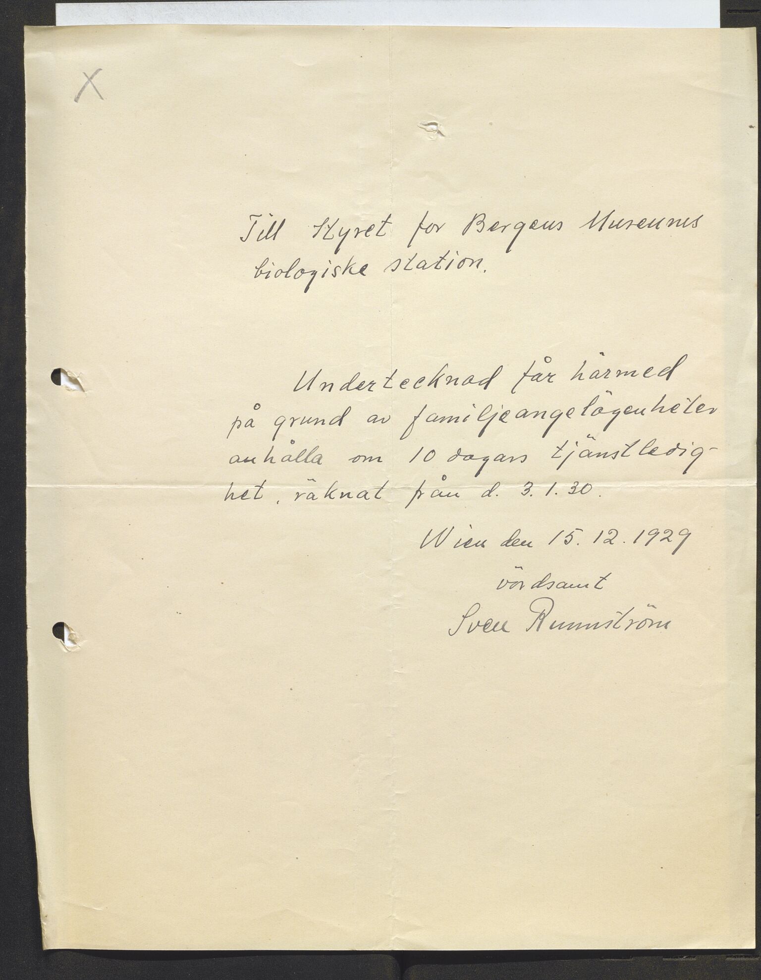 Bergens Museum, AV/SAB-A-17301/13/D/L0002: Korrespondanse , 1928-1940, s. 205