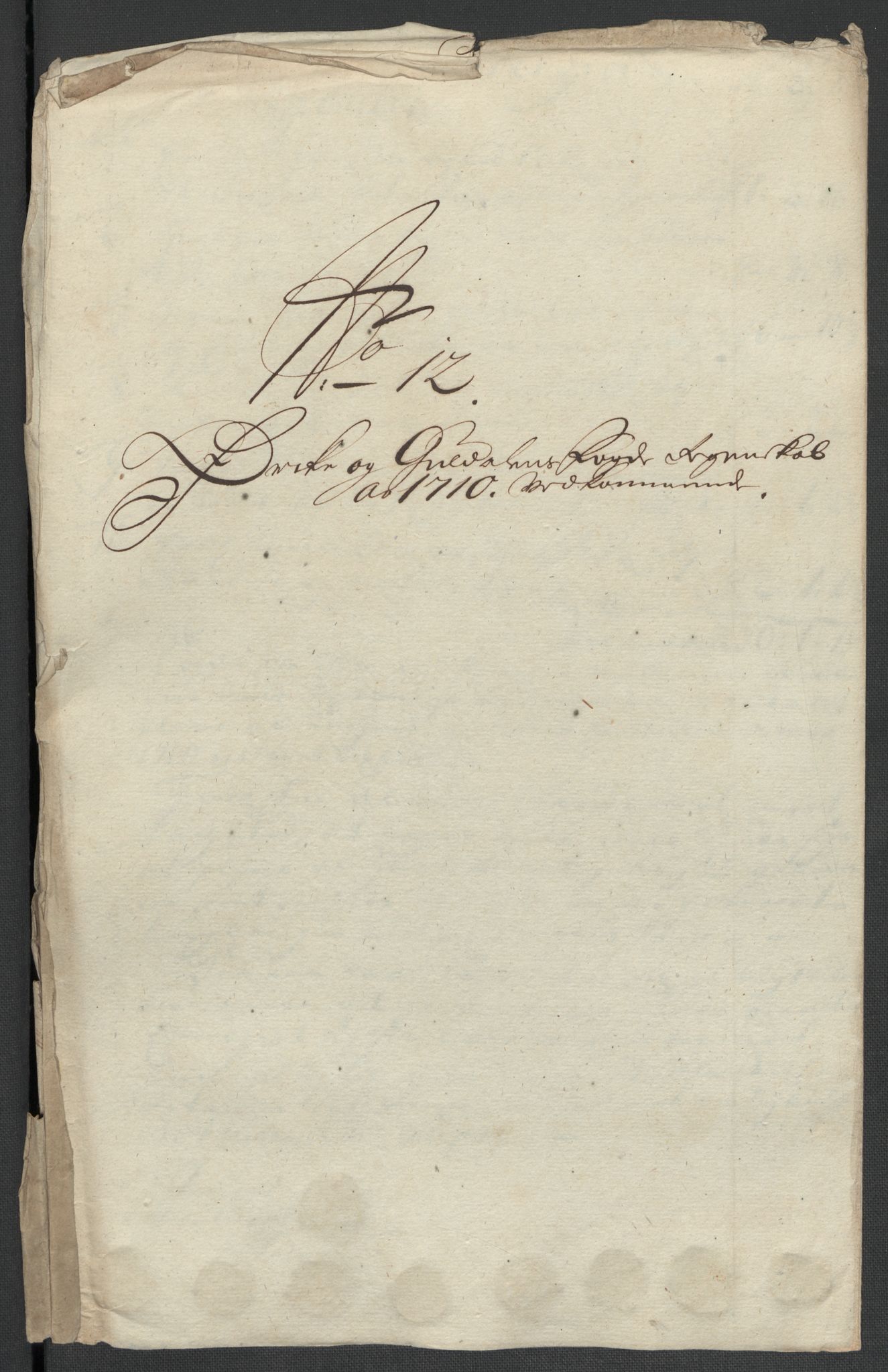 Rentekammeret inntil 1814, Reviderte regnskaper, Fogderegnskap, RA/EA-4092/R60/L3960: Fogderegnskap Orkdal og Gauldal, 1710, s. 174