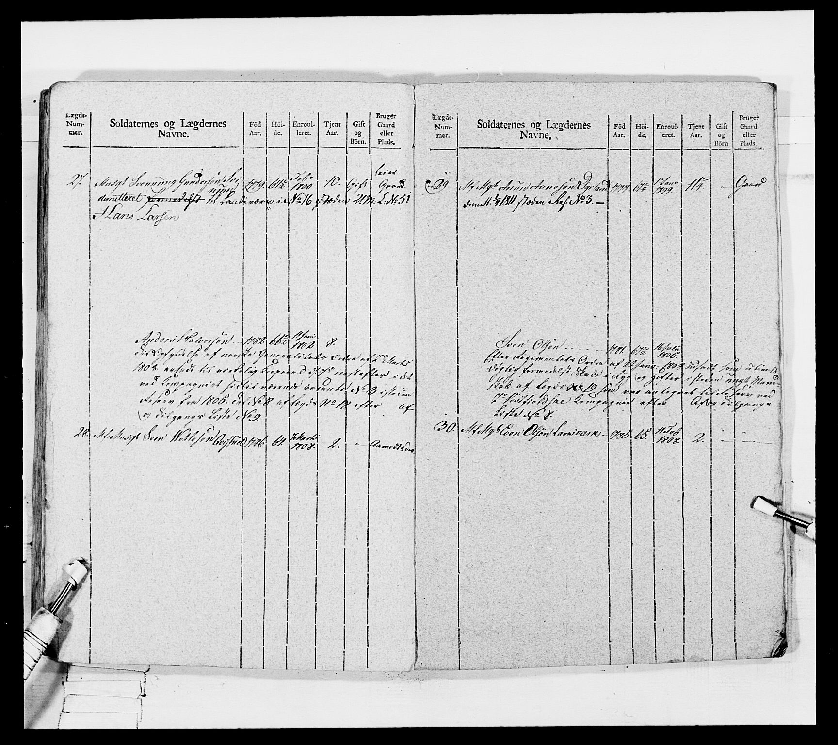 Generalitets- og kommissariatskollegiet, Det kongelige norske kommissariatskollegium, AV/RA-EA-5420/E/Eh/L0116: Telemarkske nasjonale infanteriregiment, 1810, s. 476