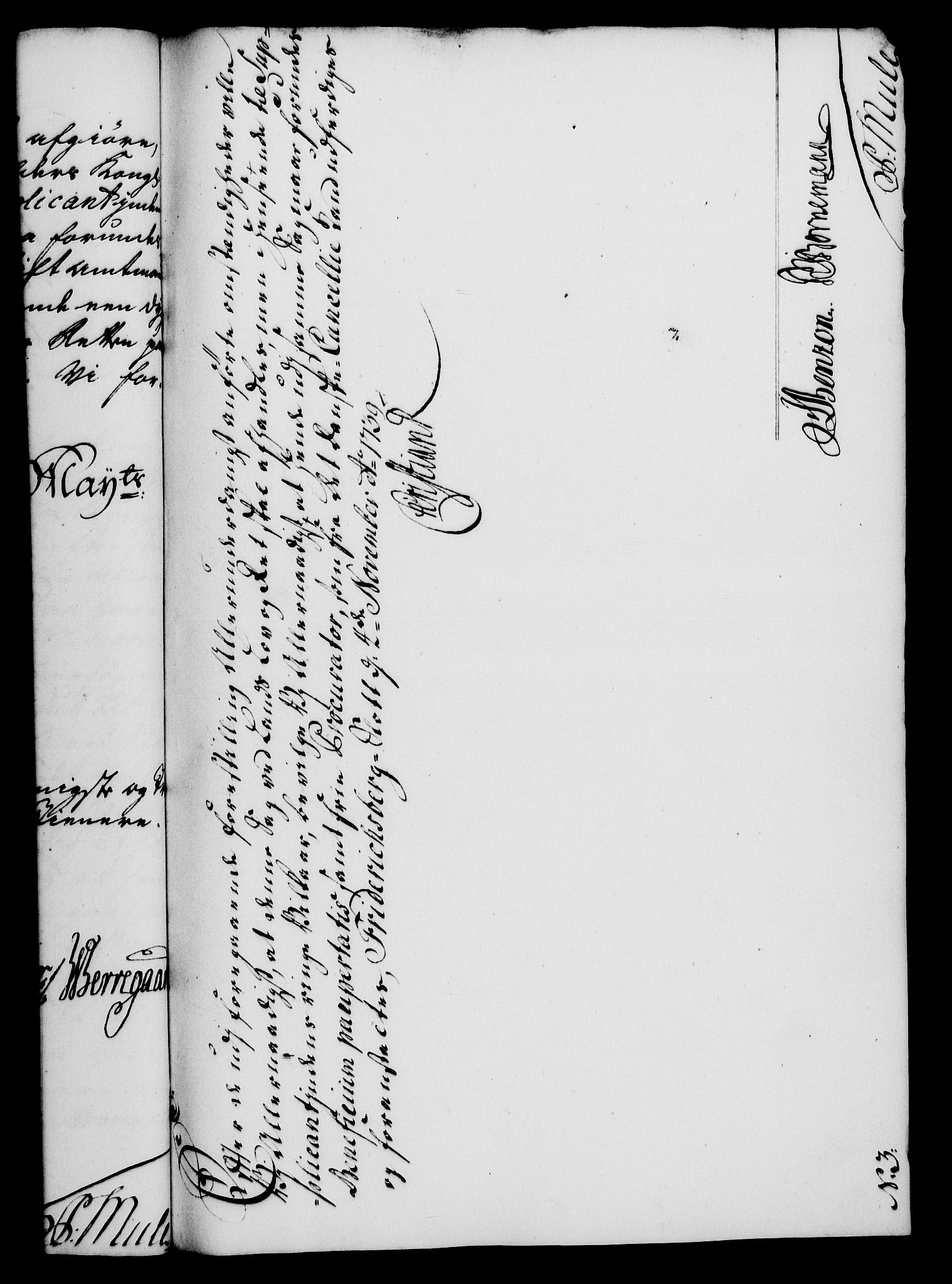 Rentekammeret, Kammerkanselliet, RA/EA-3111/G/Gf/Gfa/L0022: Norsk relasjons- og resolusjonsprotokoll (merket RK 52.22), 1739, s. 745
