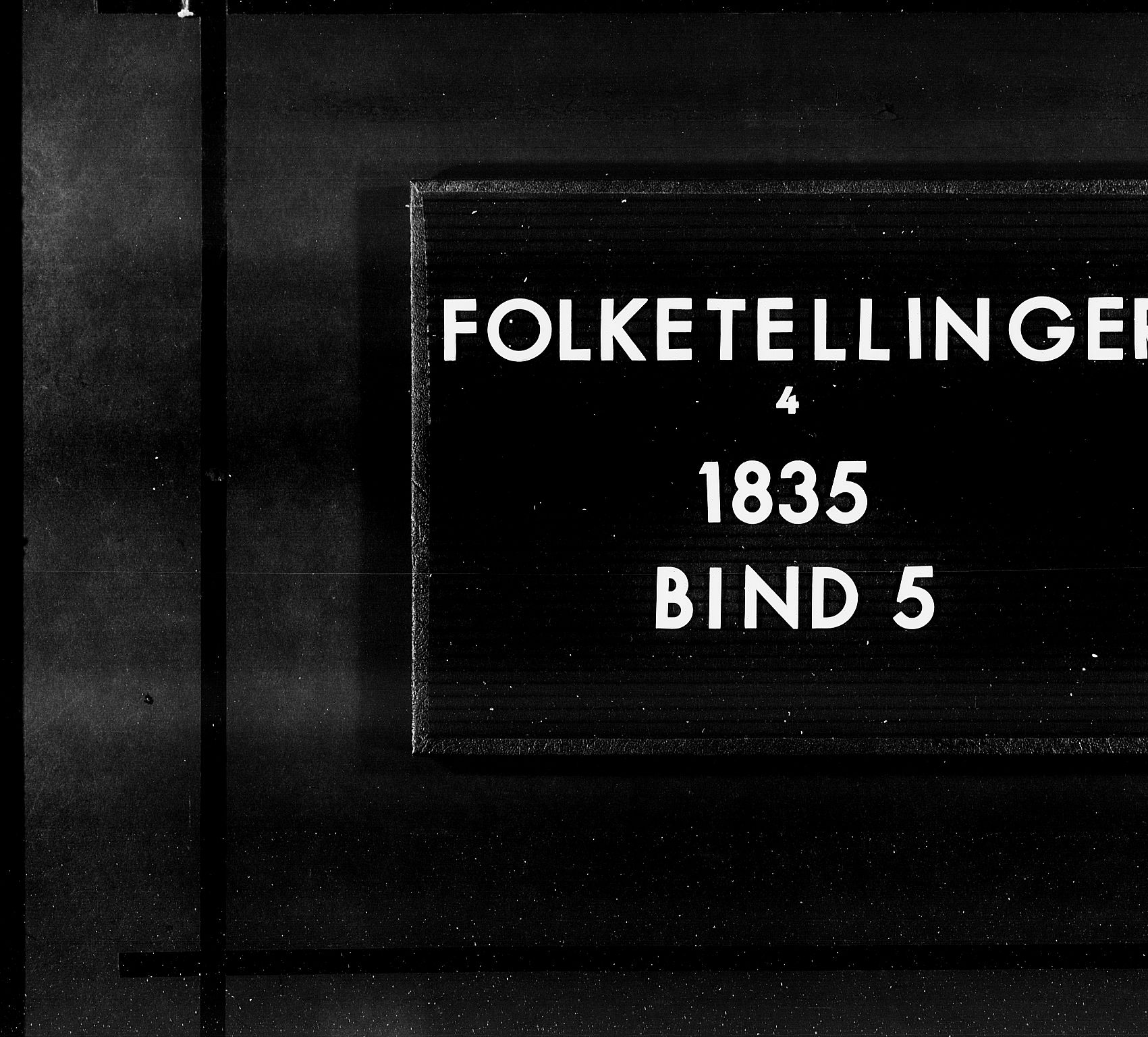 RA, Folketellingen 1835, bind 5: Bratsberg amt og Nedenes og Råbyggelaget amt, 1835