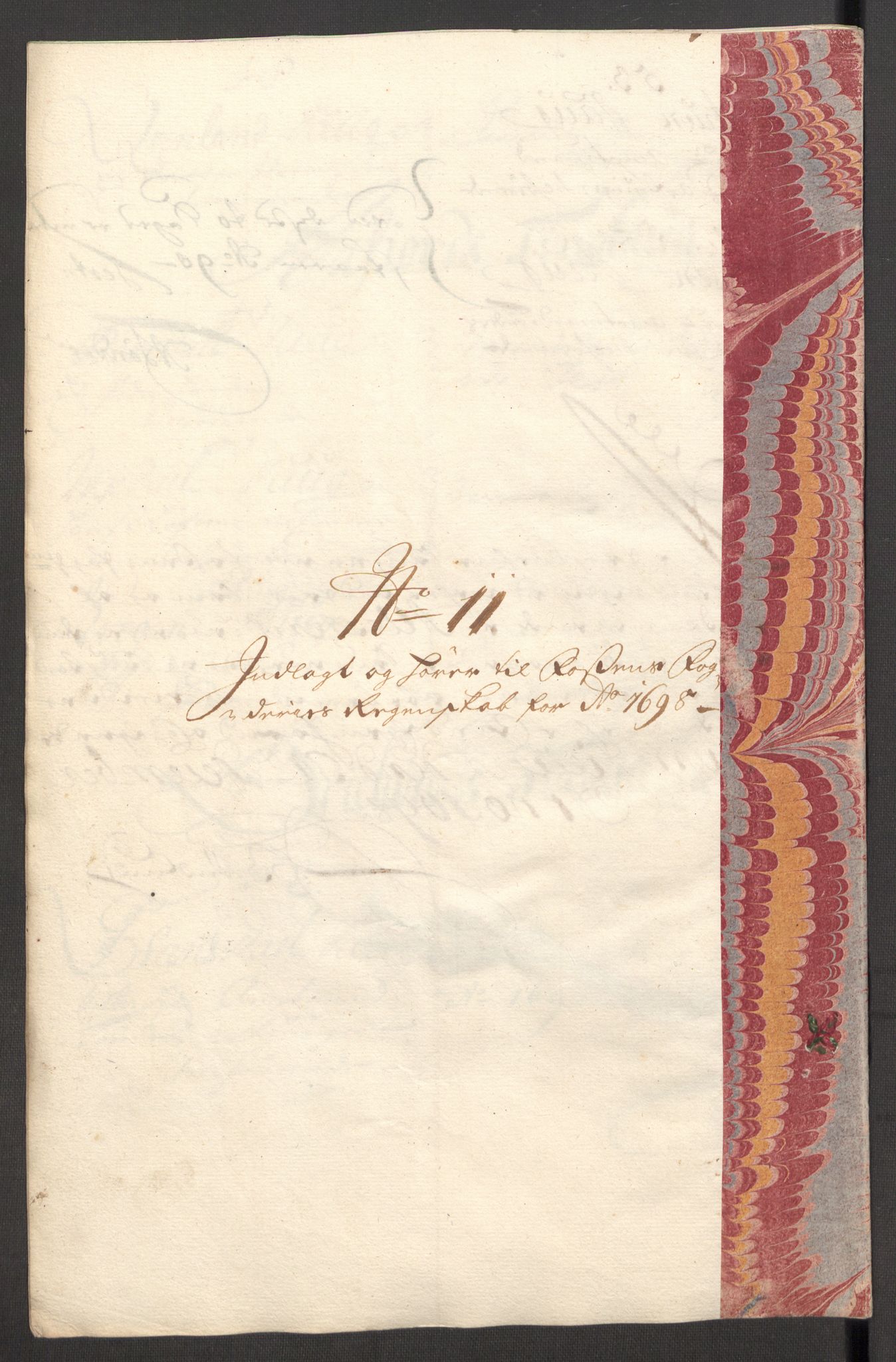 Rentekammeret inntil 1814, Reviderte regnskaper, Fogderegnskap, RA/EA-4092/R57/L3853: Fogderegnskap Fosen, 1698-1699, s. 153
