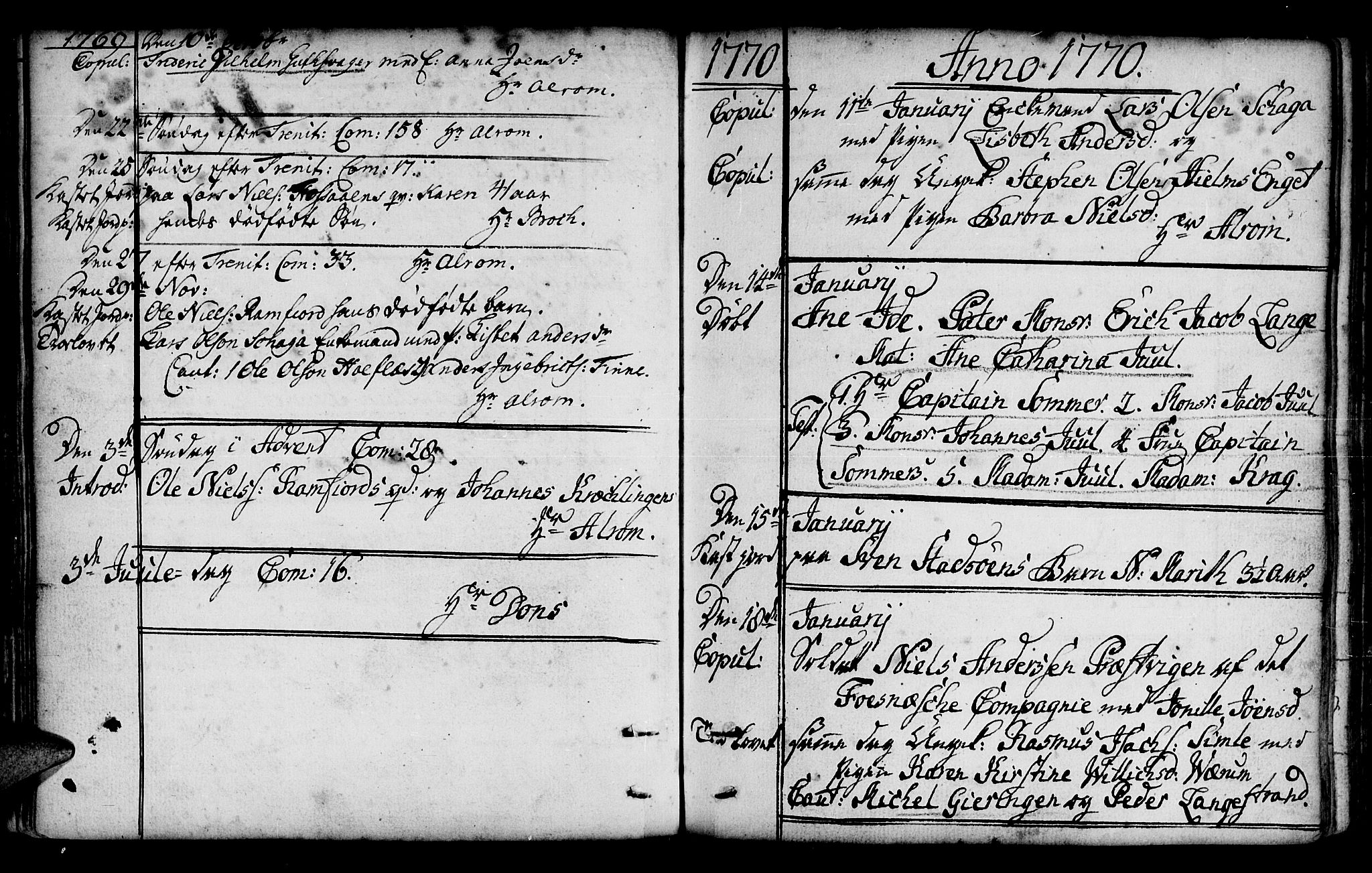 Ministerialprotokoller, klokkerbøker og fødselsregistre - Nord-Trøndelag, AV/SAT-A-1458/780/L0632: Ministerialbok nr. 780A01, 1736-1786