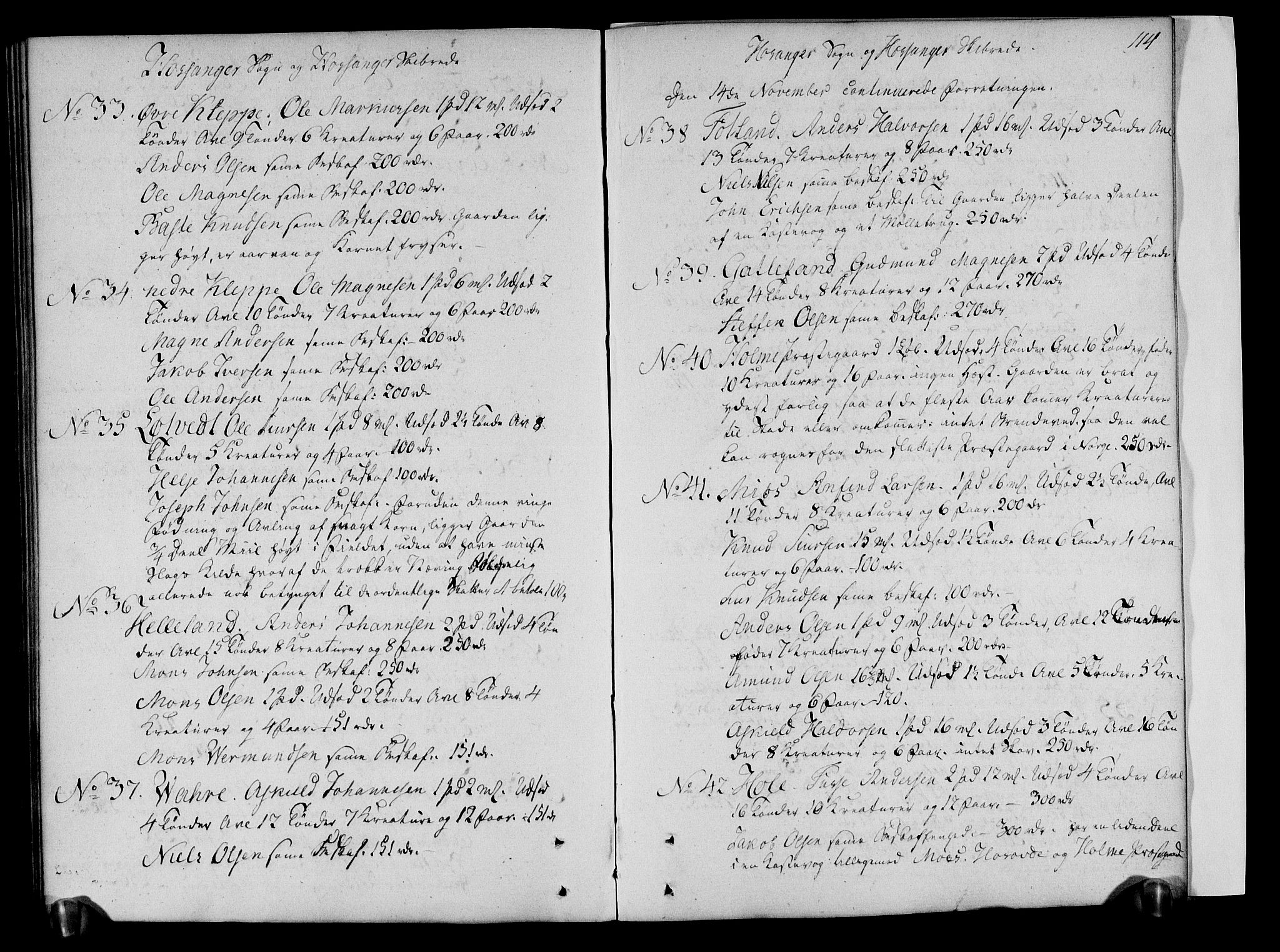 Rentekammeret inntil 1814, Realistisk ordnet avdeling, AV/RA-EA-4070/N/Ne/Nea/L0110: Nordhordland og Voss fogderi. Deliberasjonsprotokoll, 1803, s. 120